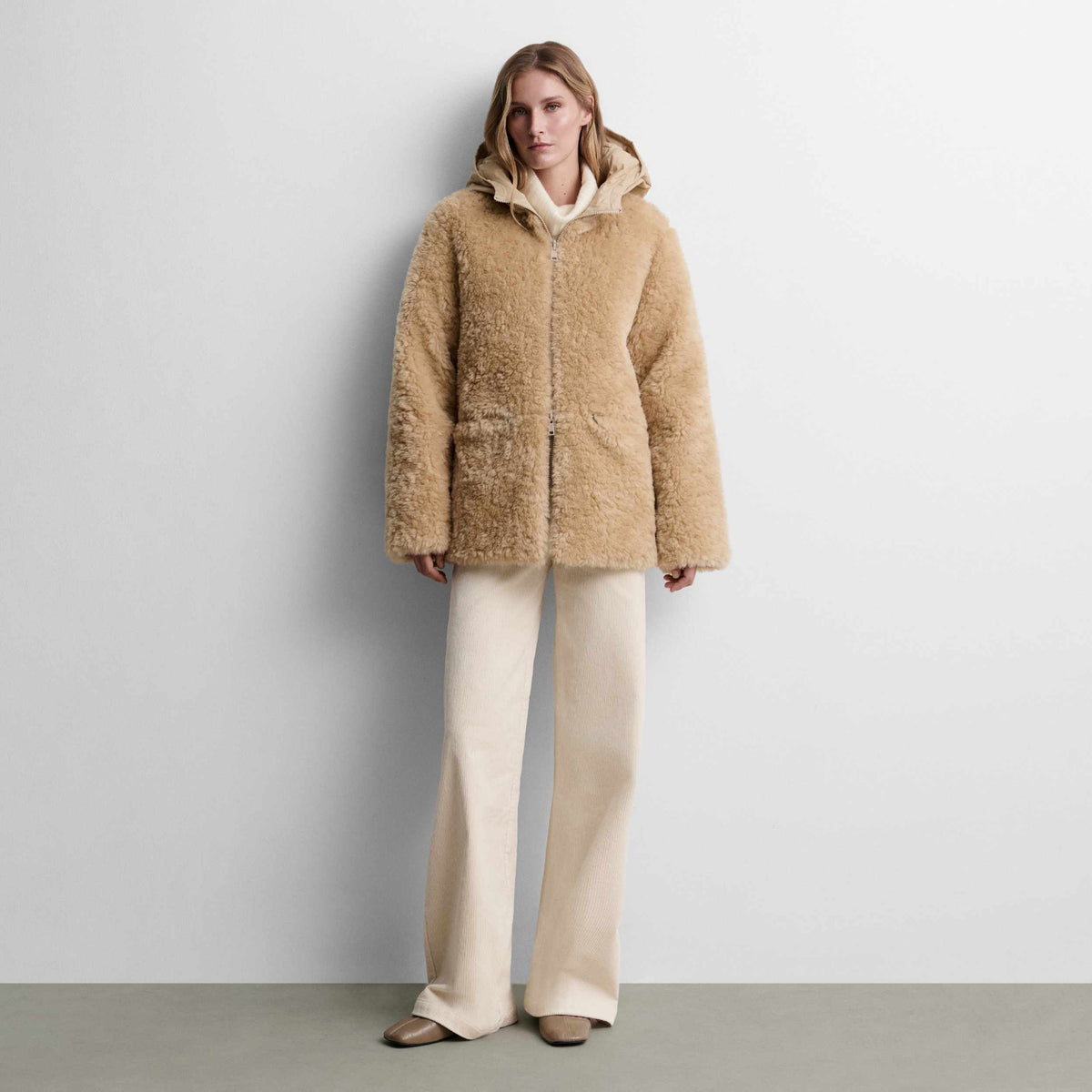 Parka ecopelo reversible