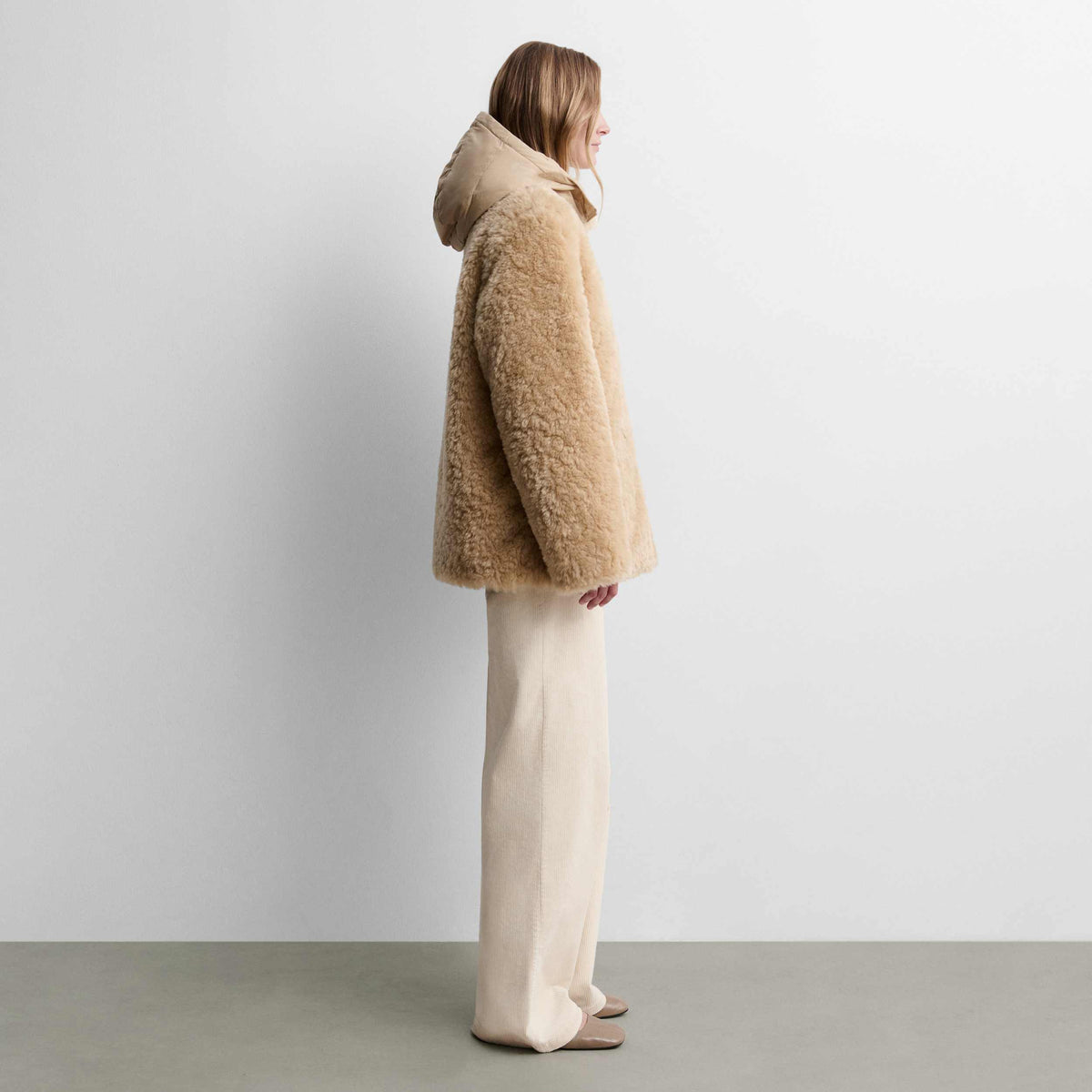 Parka ecopelo reversible