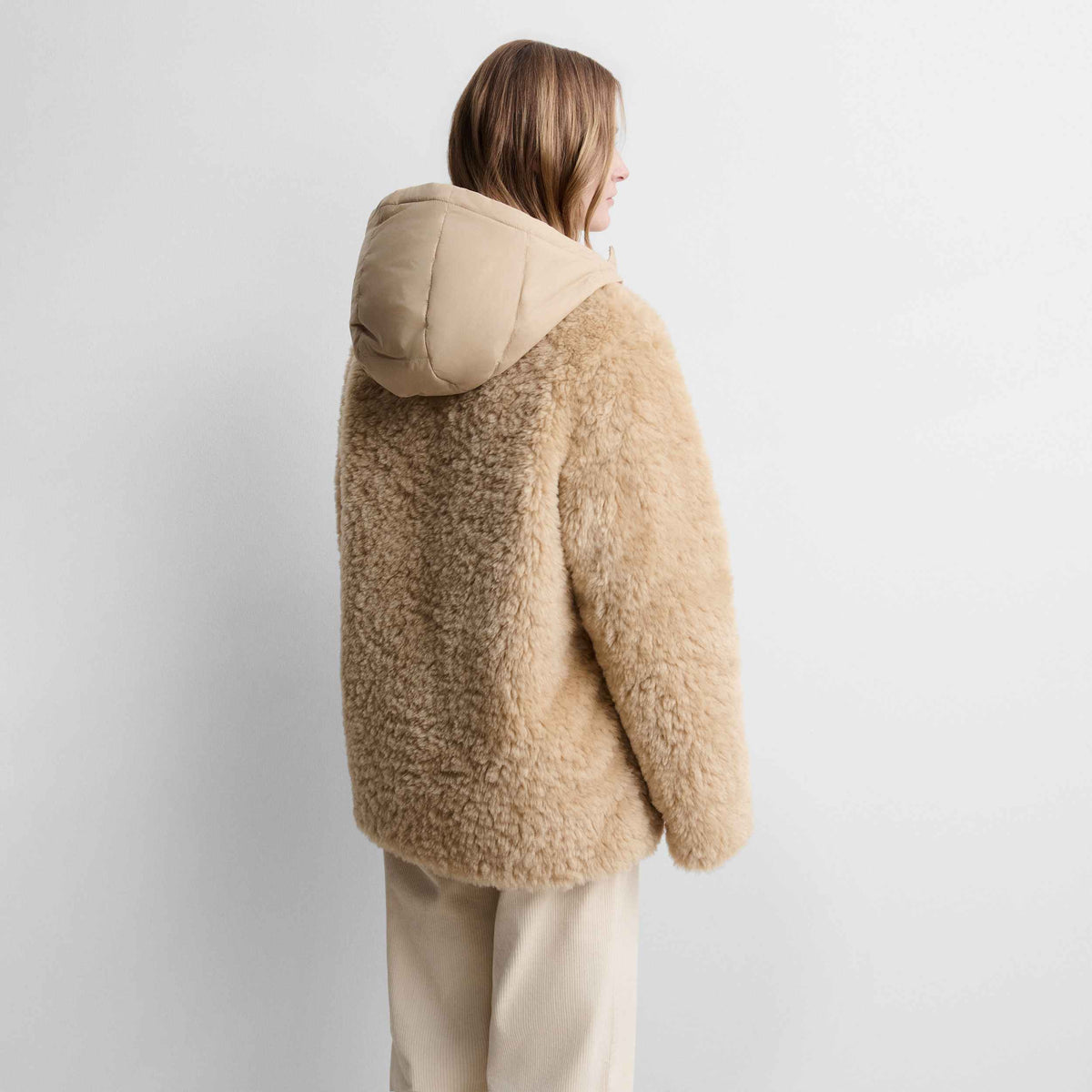 Parka ecopelo reversible
