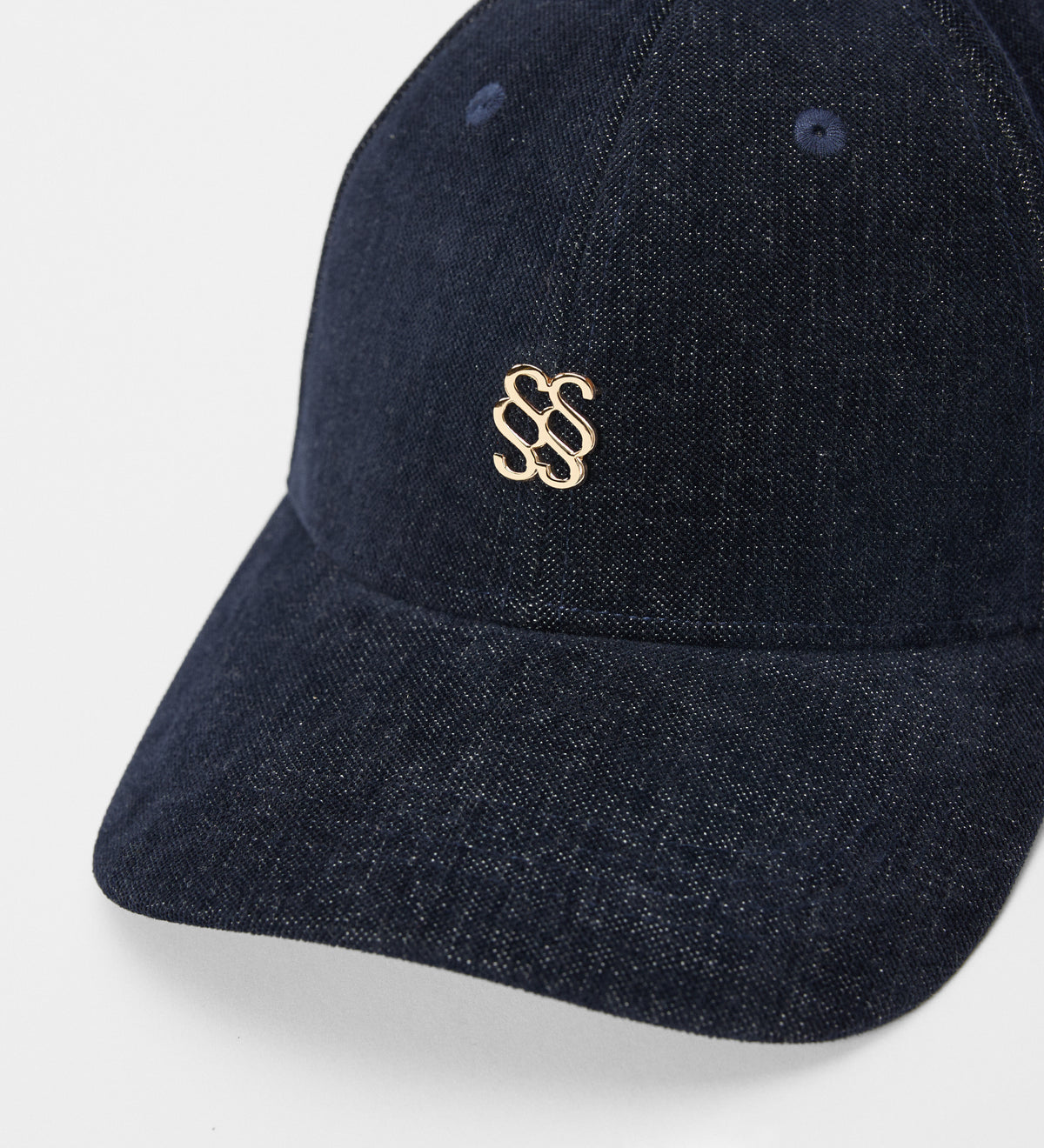 Gorra terciopelo efecto denim