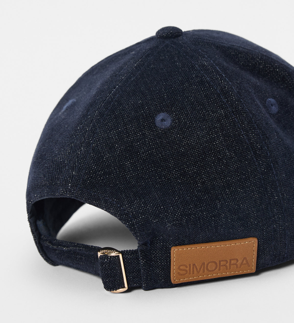 Gorra terciopelo efecto denim