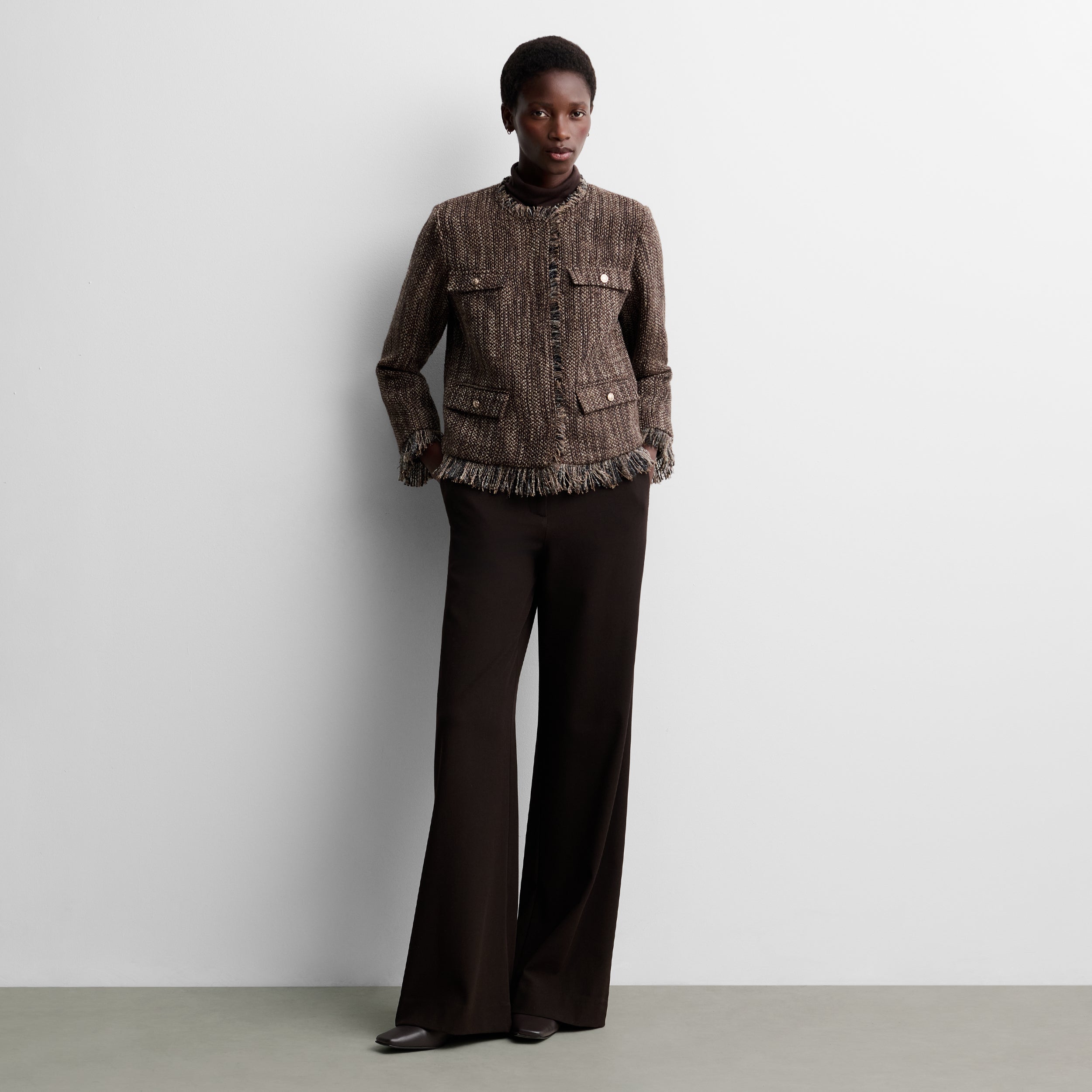 Chaqueta de tweed
