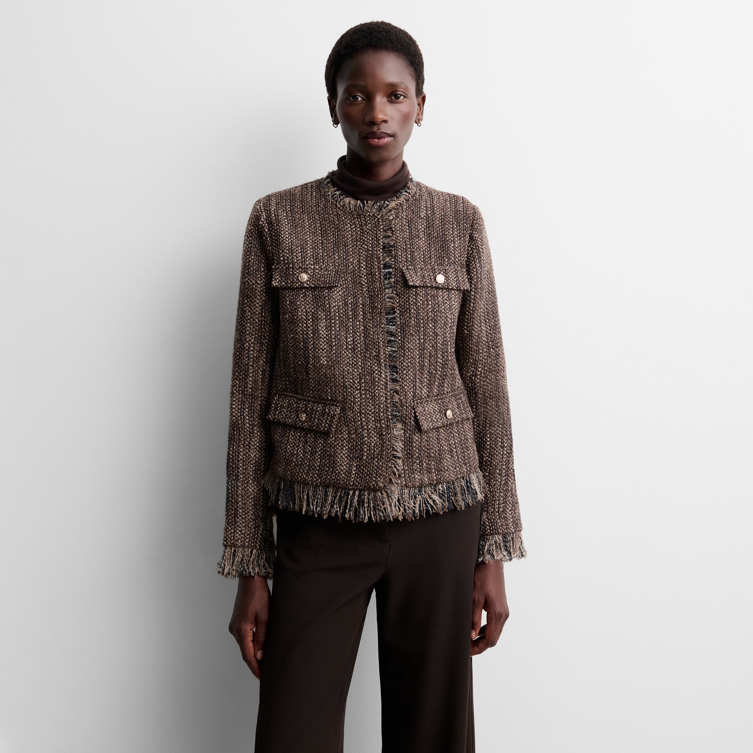 Chaqueta de tweed