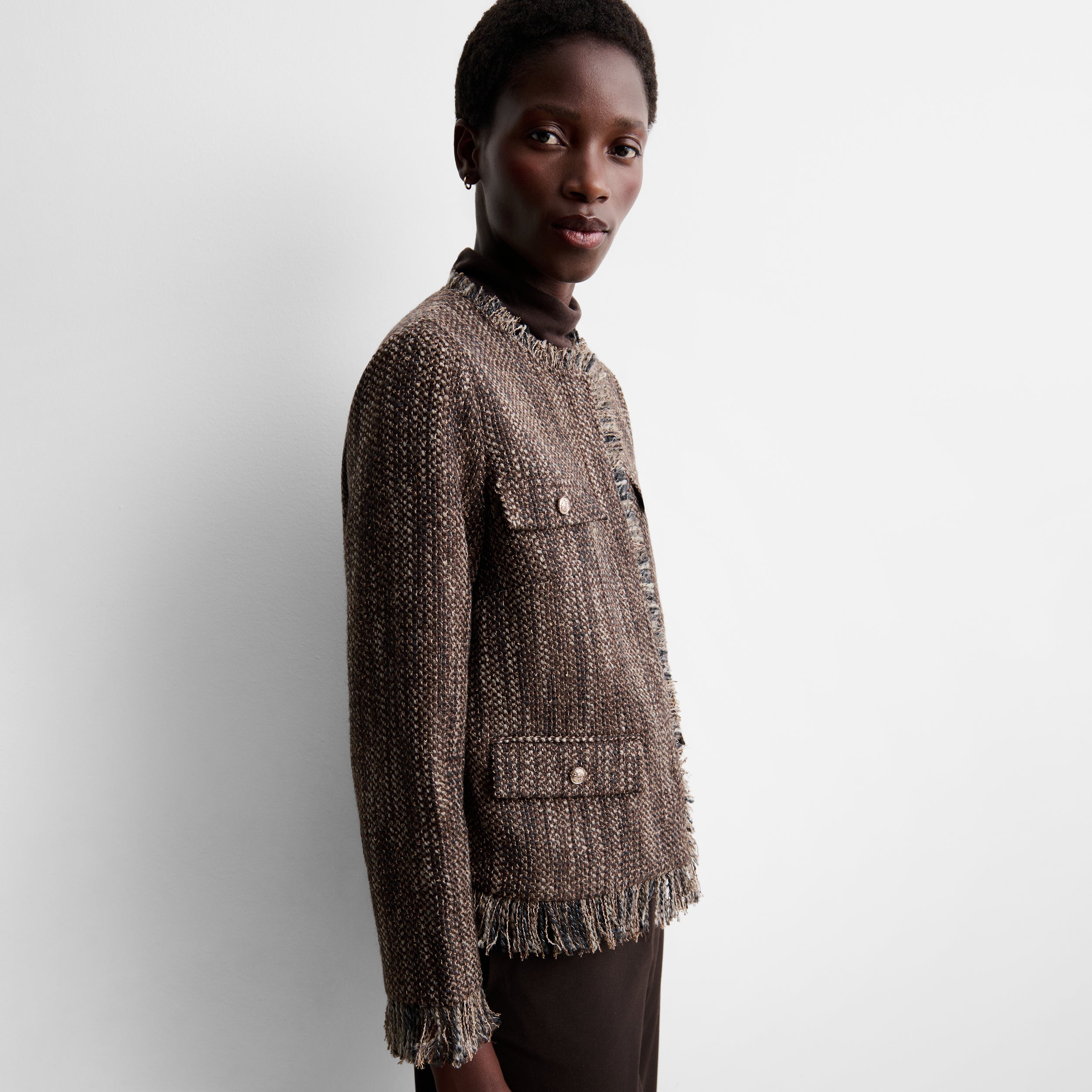Chaqueta de tweed