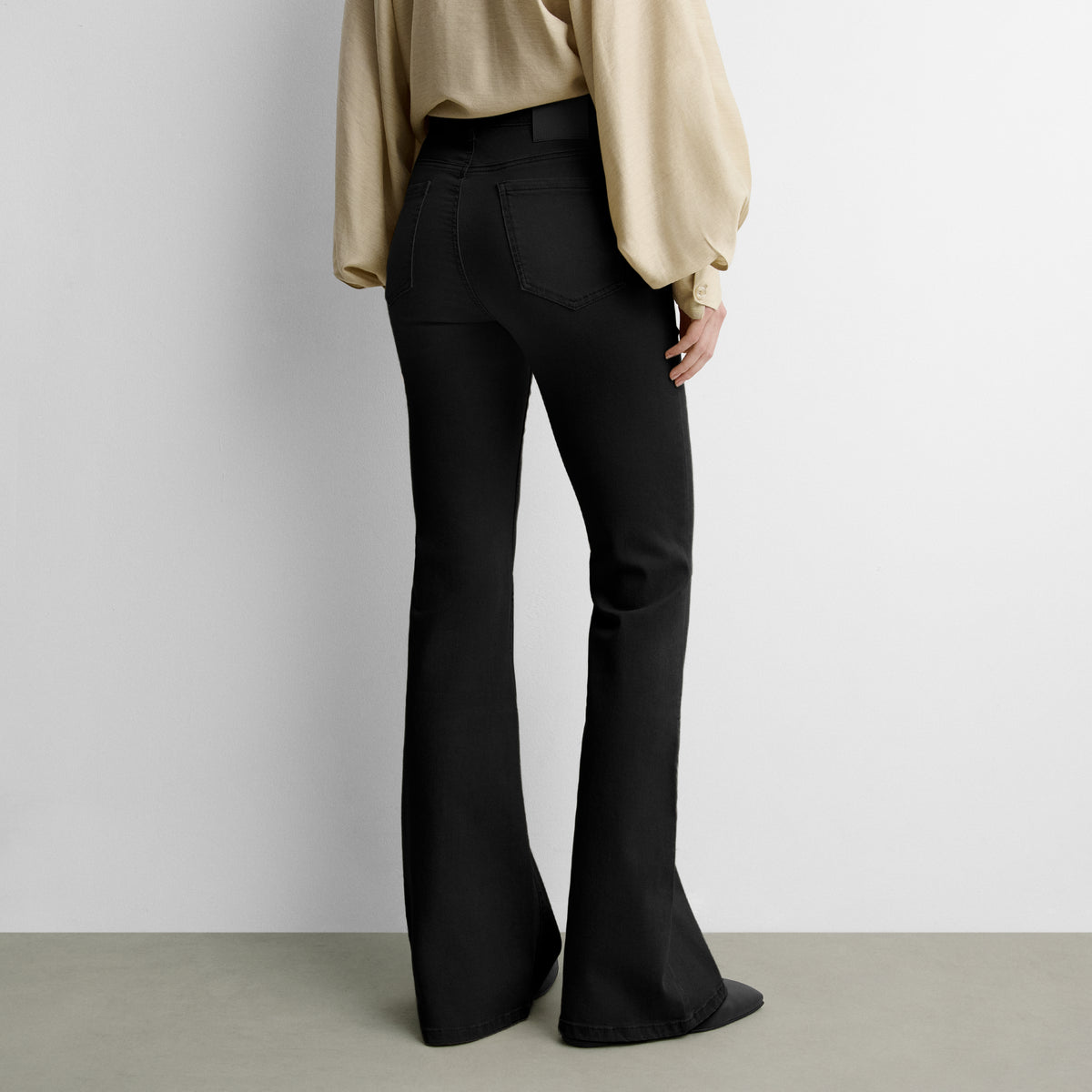 Pants with patch pockets