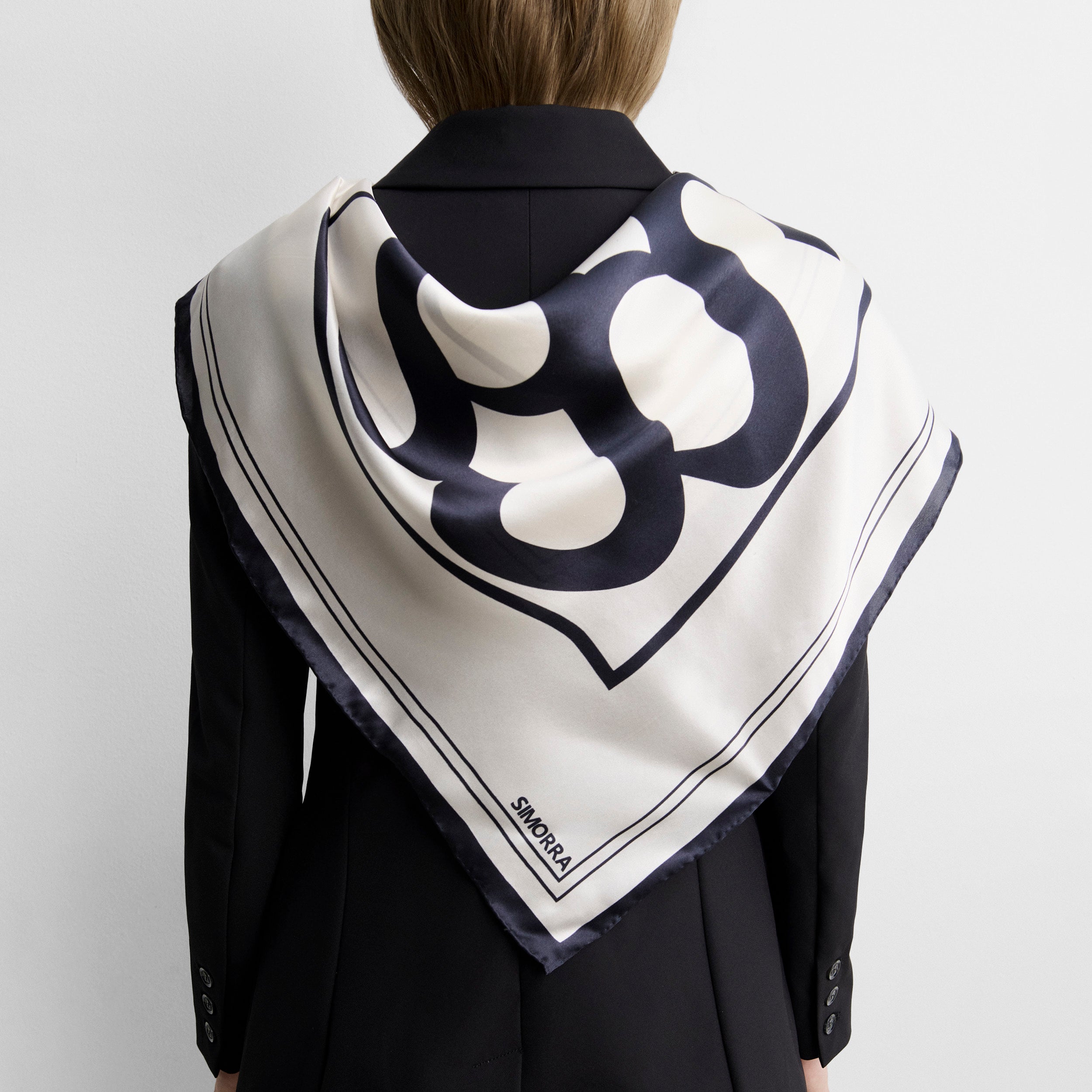 Silk logo scarf