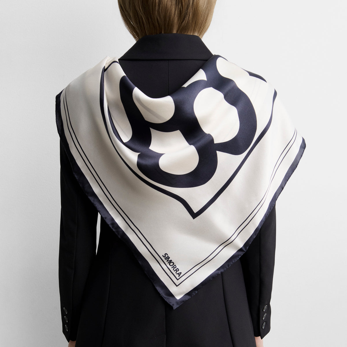 Silk logo scarf