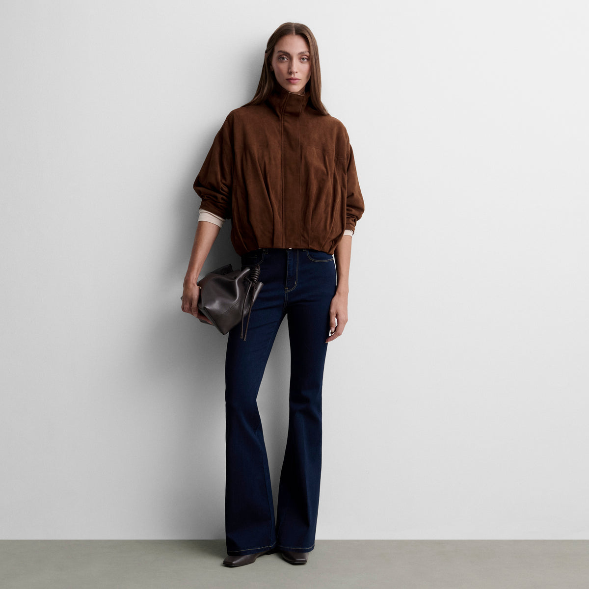 Pantalon en jean évasé