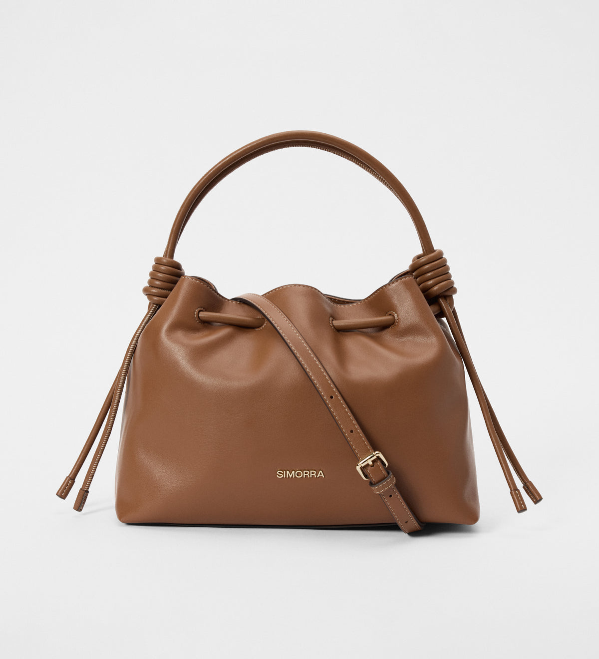 Sac bonbonnière en cuir nappa