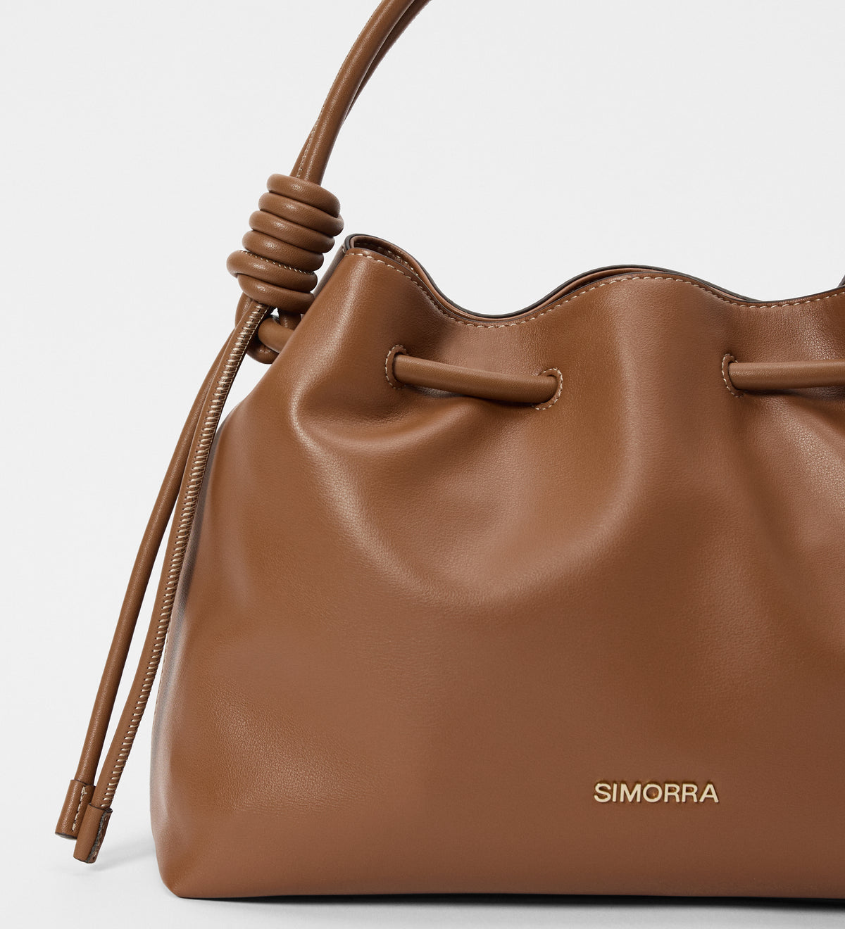 Sac bonbonnière en cuir nappa