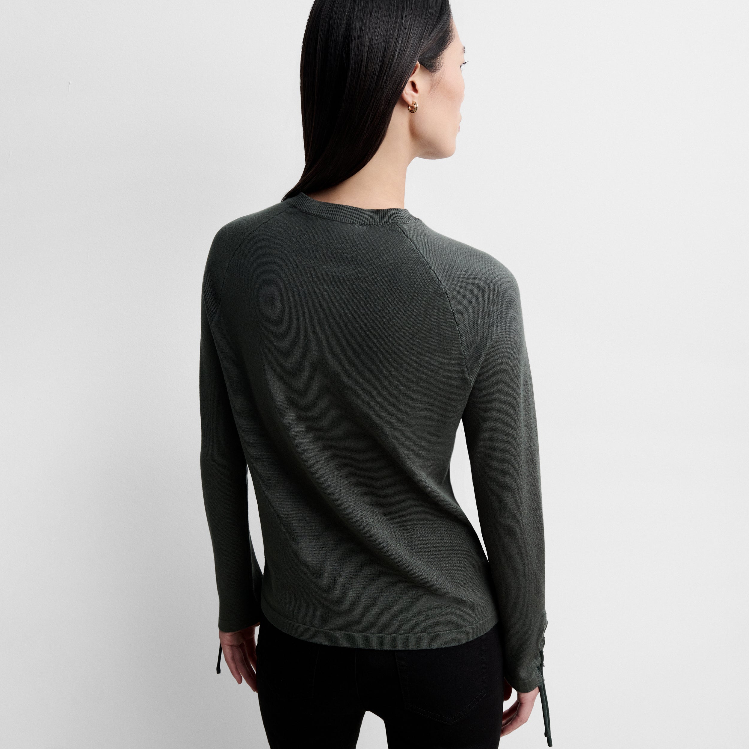 Two-material sweater