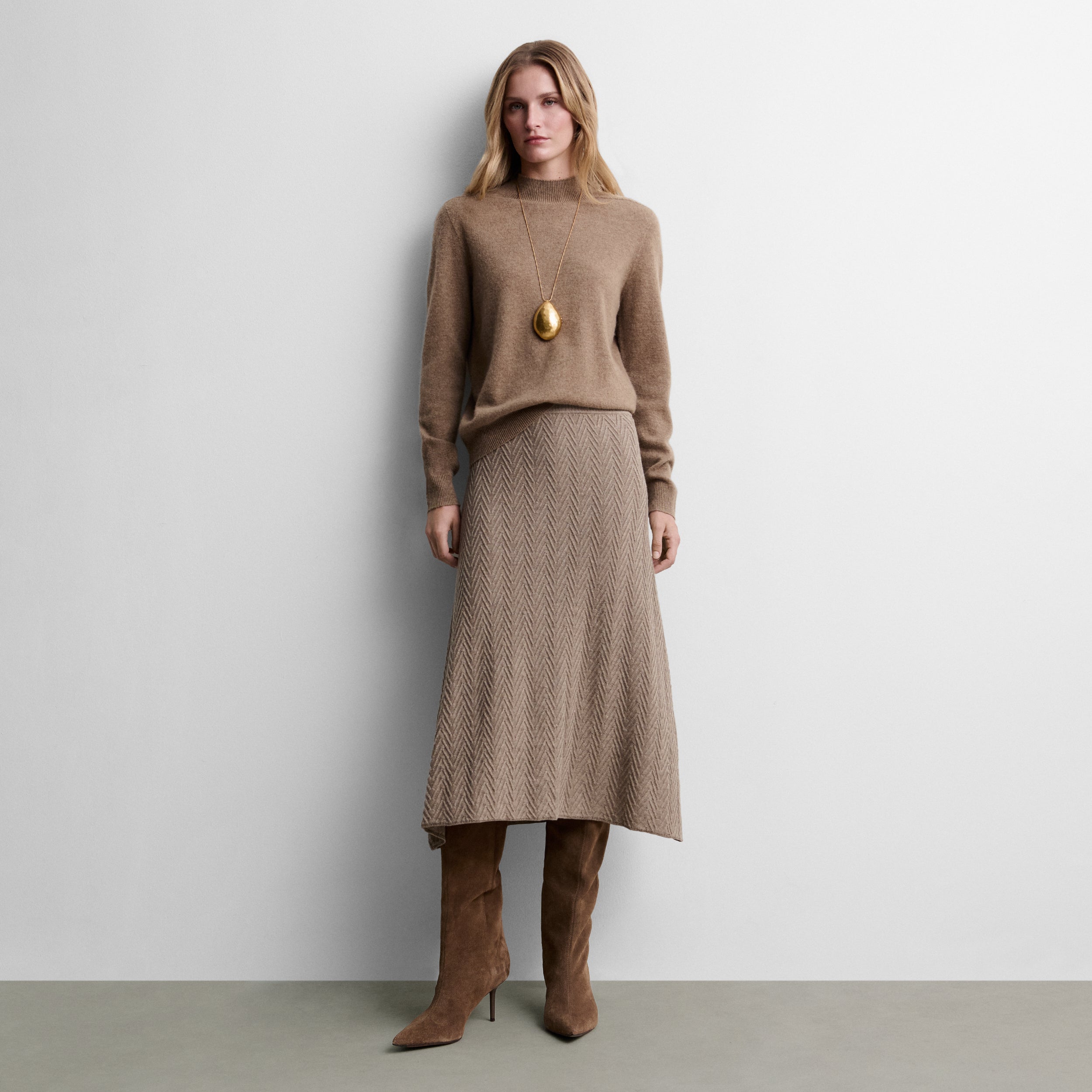 Fancy knit skirt