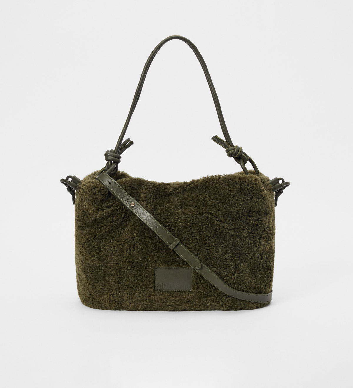 Bolso bombonera ecopelo