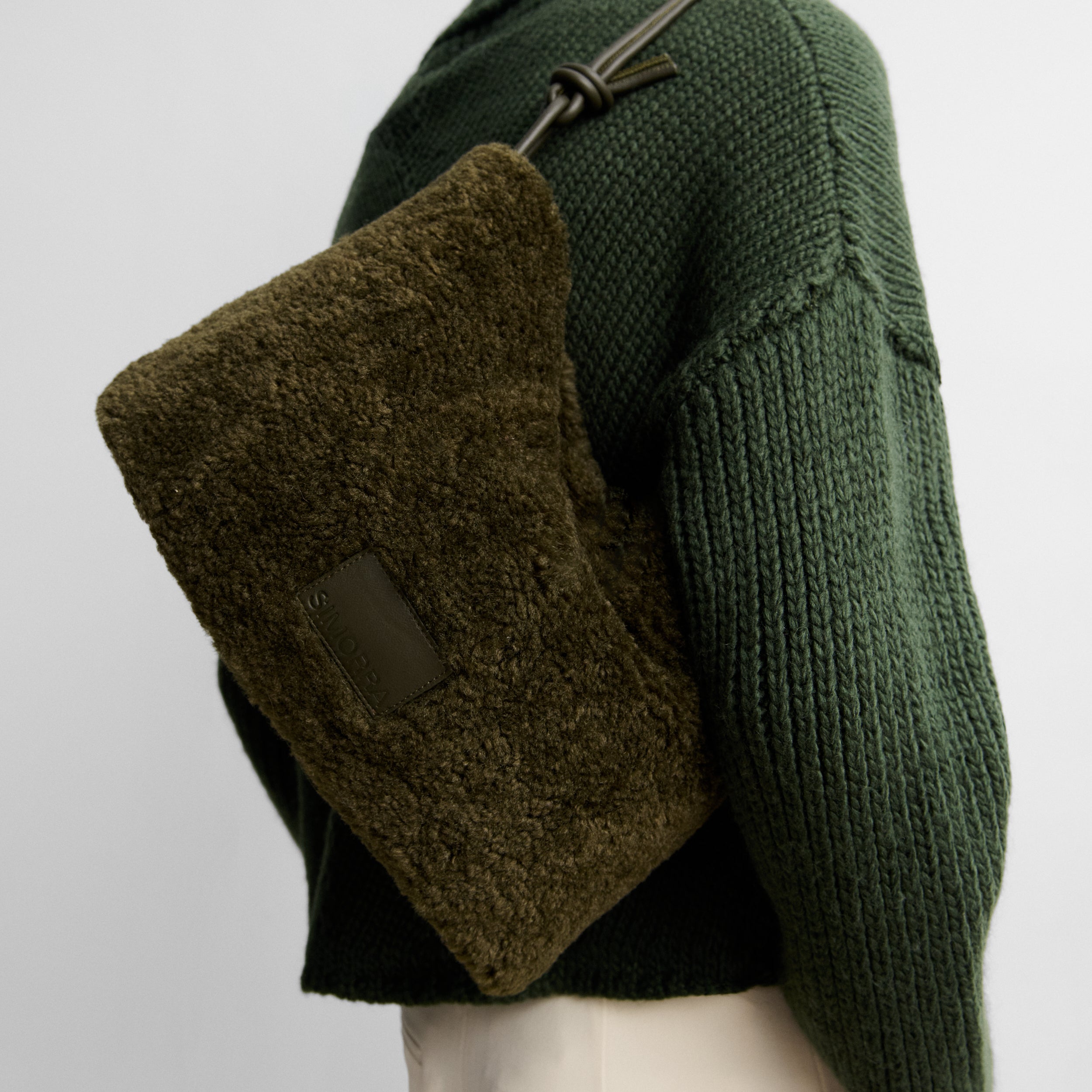 Bolso bombonera ecopelo