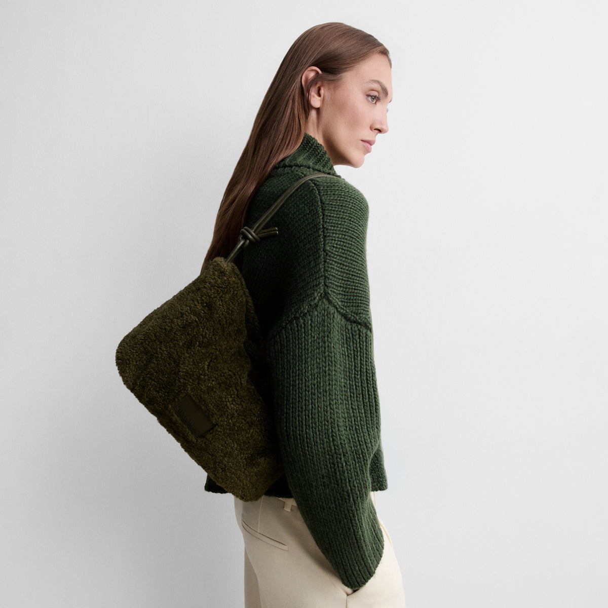 Bolso bombonera ecopelo