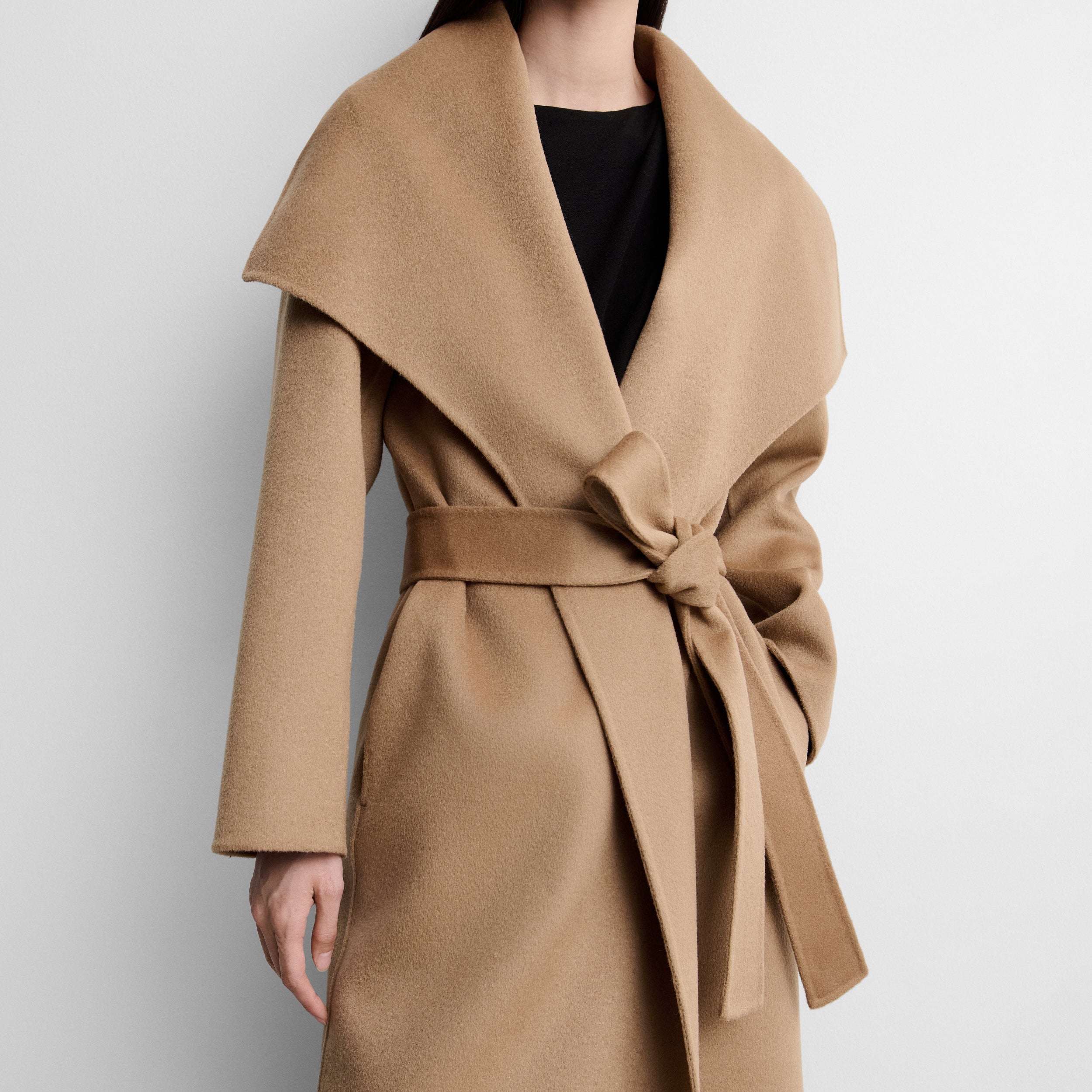 Long double-faced coat