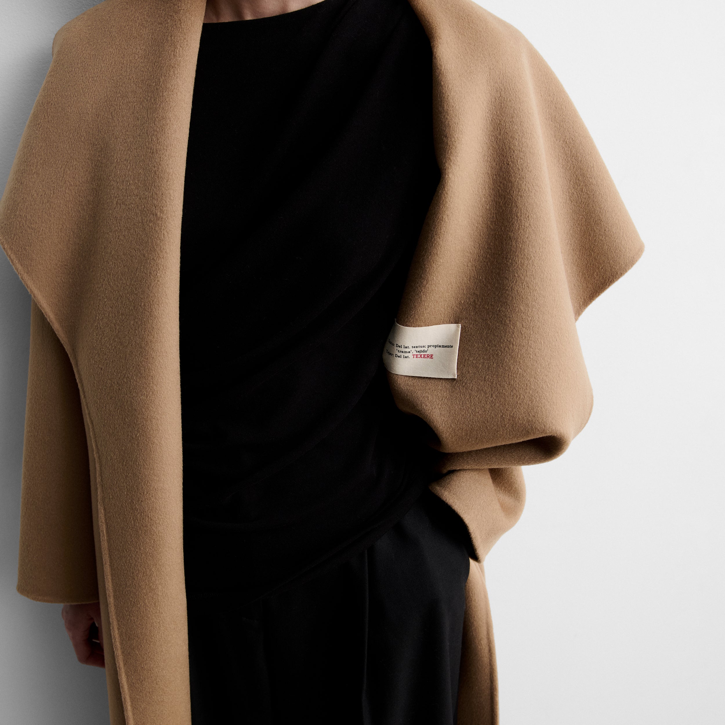 Long double-faced coat