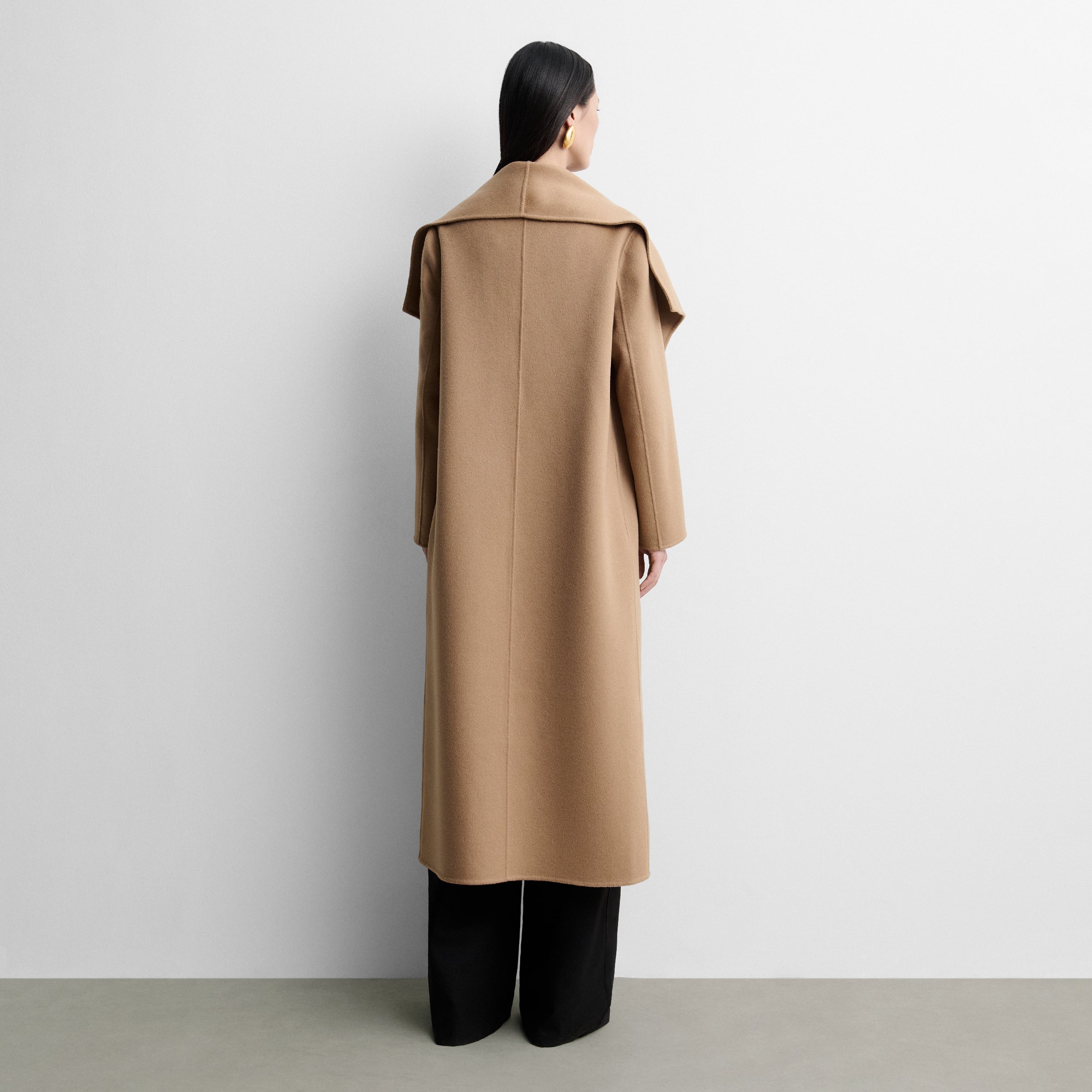 Long double-faced coat
