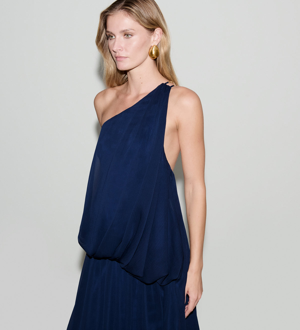 Asymmetrical maxi dress