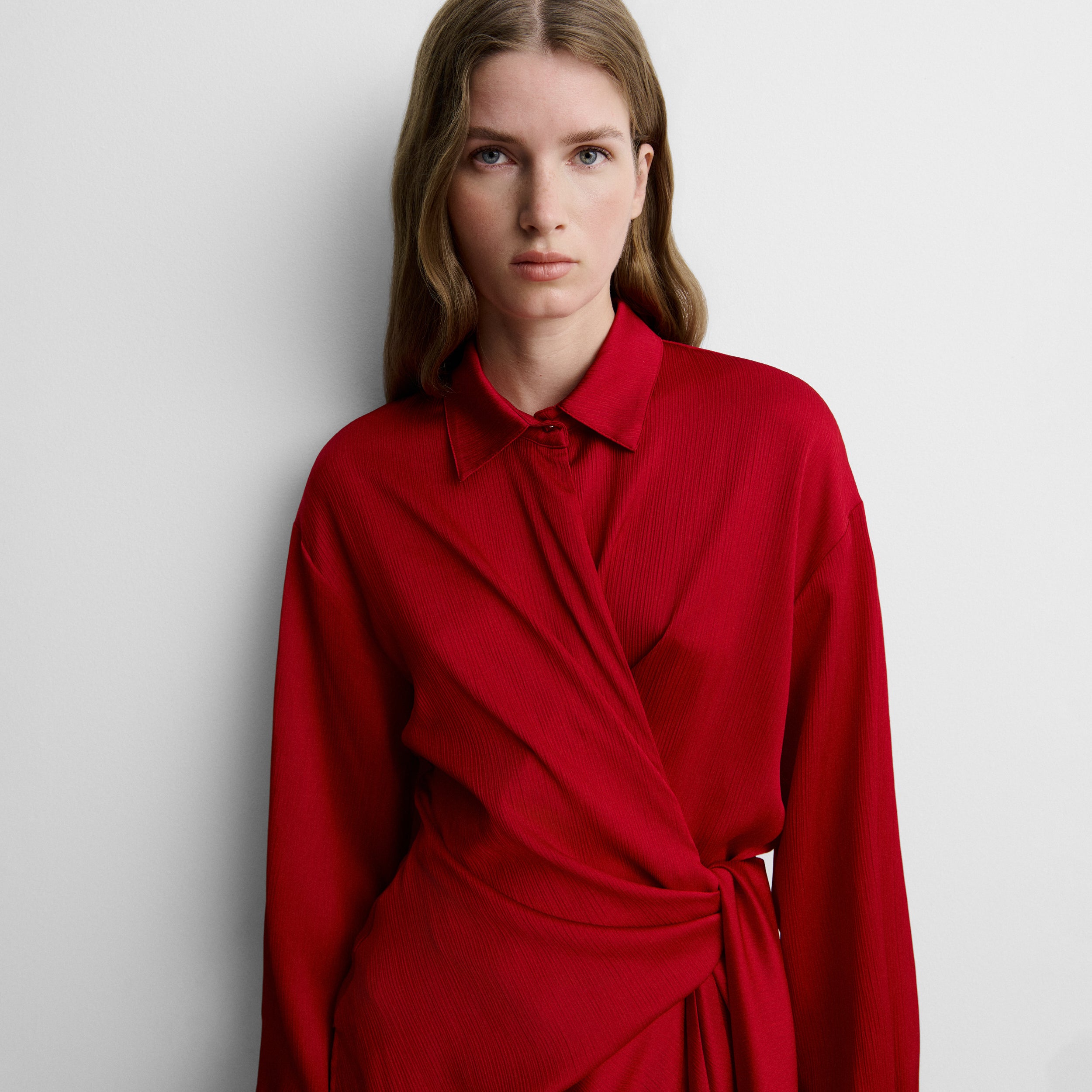 Blusa fluida lazada