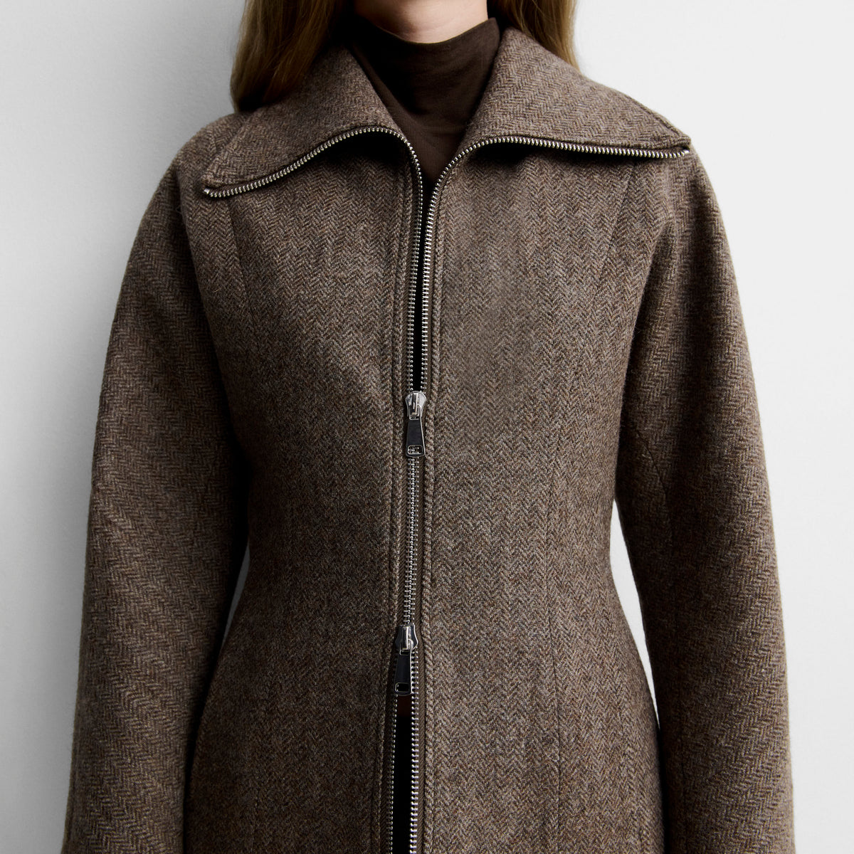 Jacket with kimono sleeve