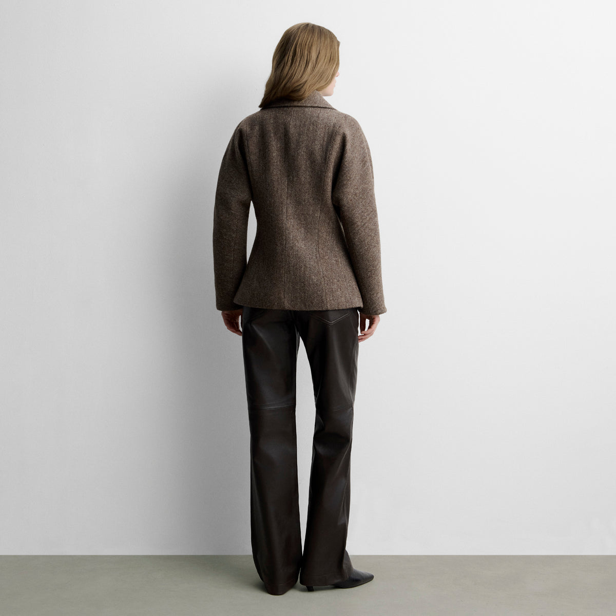 Jacket with kimono sleeve