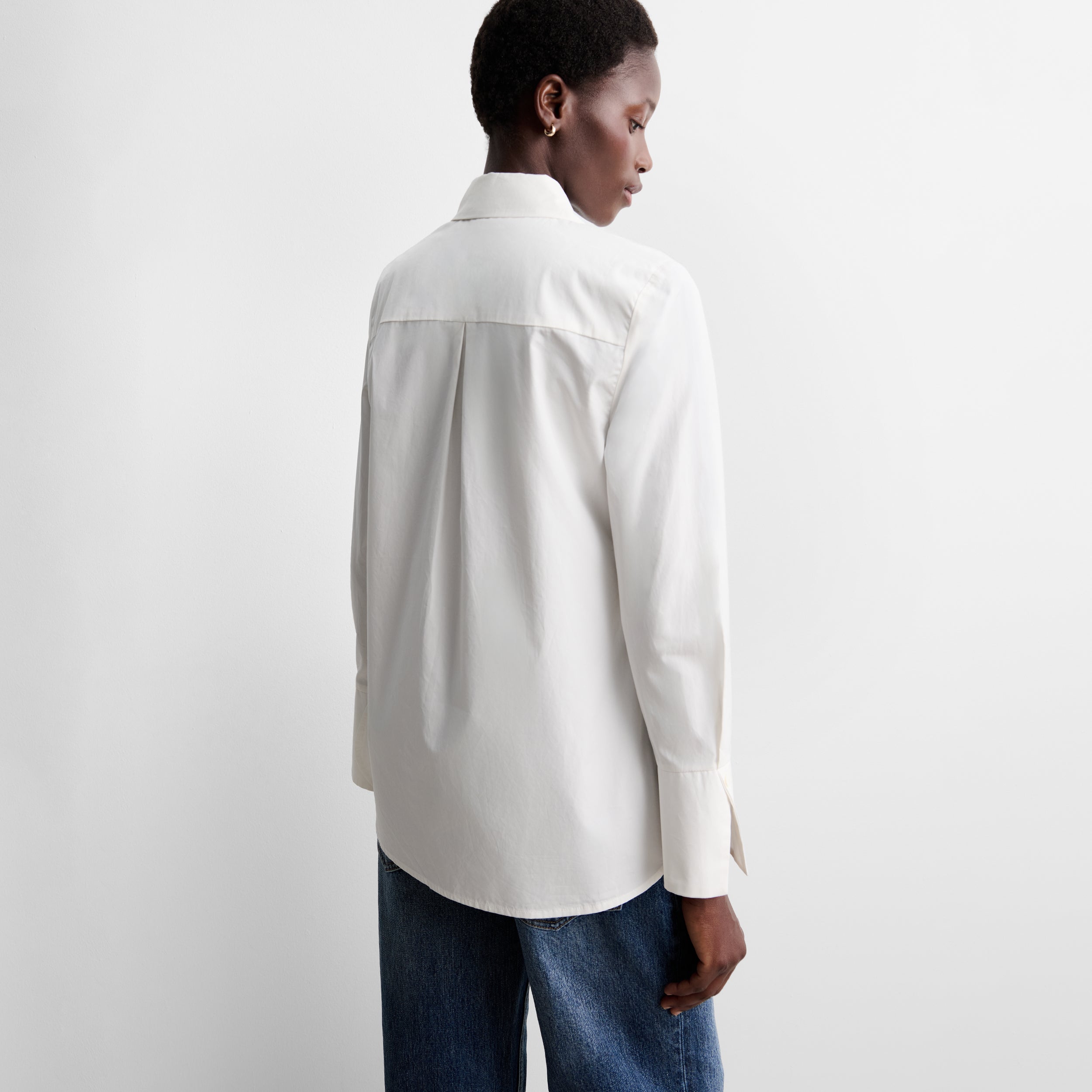 Camisa algodón bordada