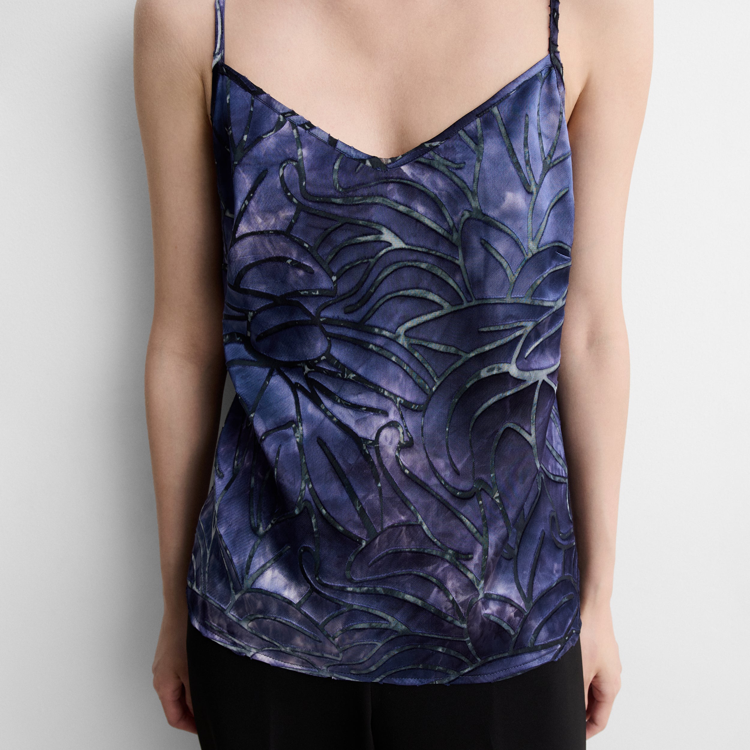 Fancy-fabric top