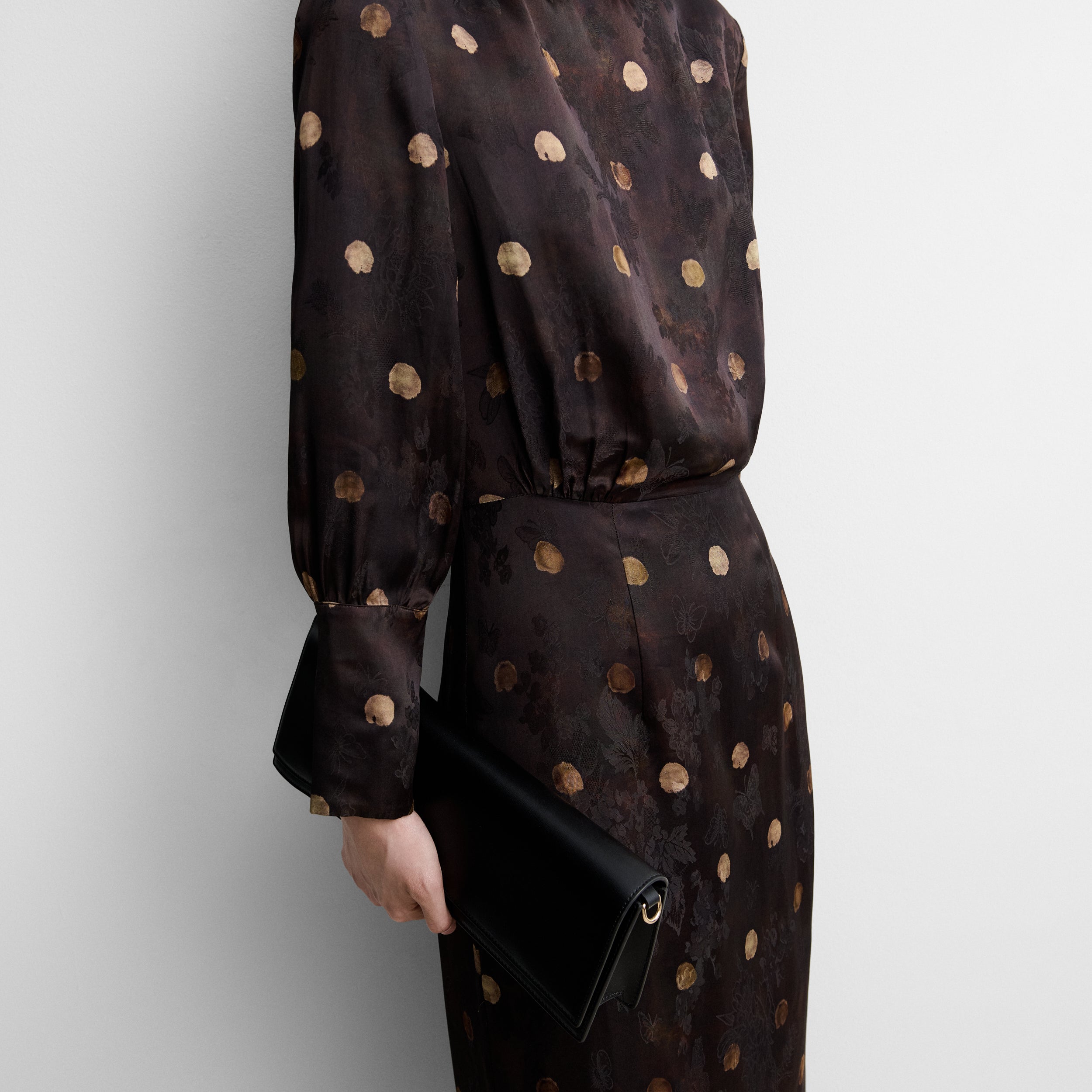Printed midi dress
