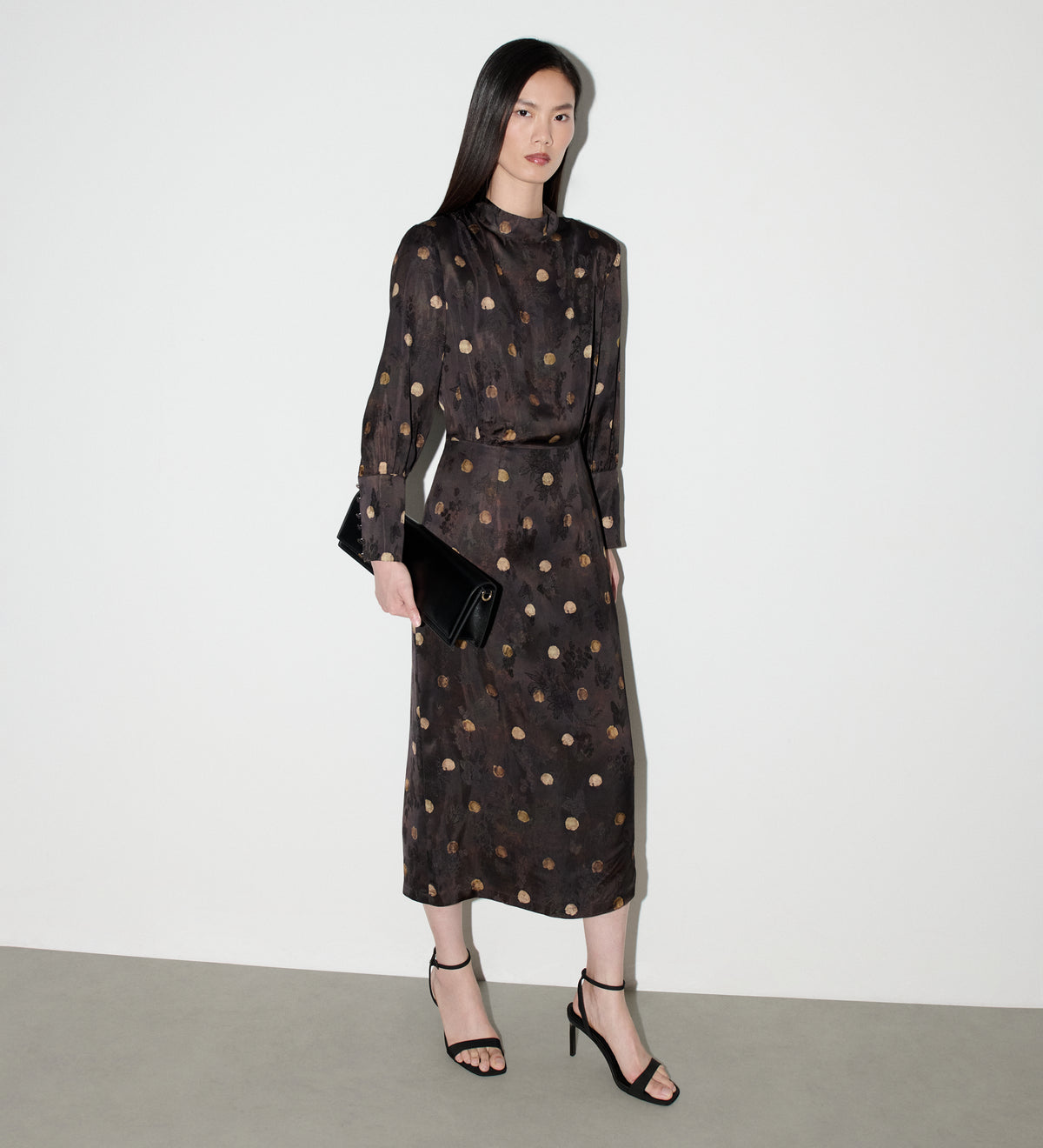 Vestido midi estampado