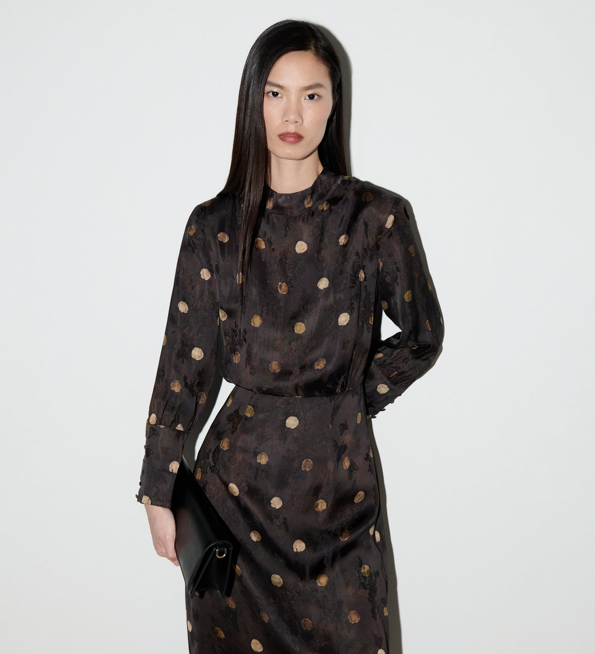 Vestido midi estampado