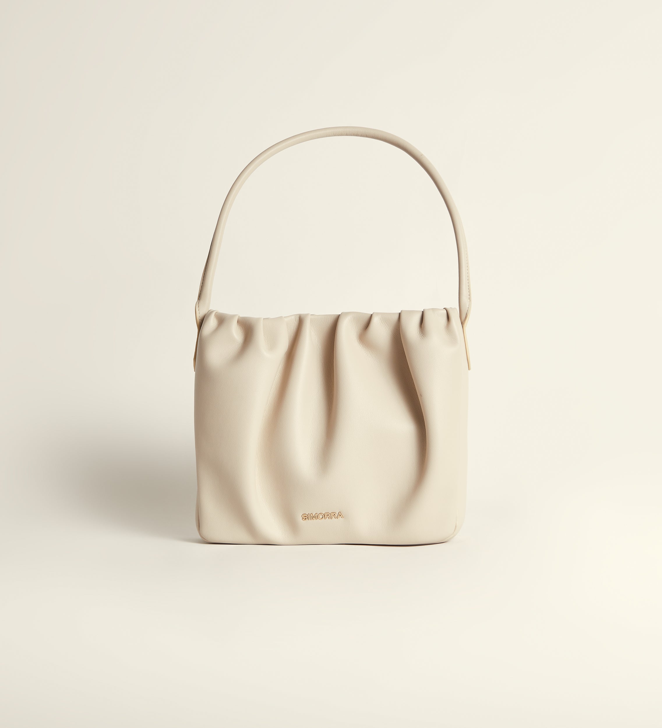Nappa leather shoulder bag