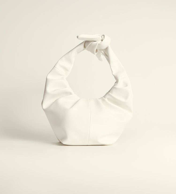 Soft nappa bow bag
