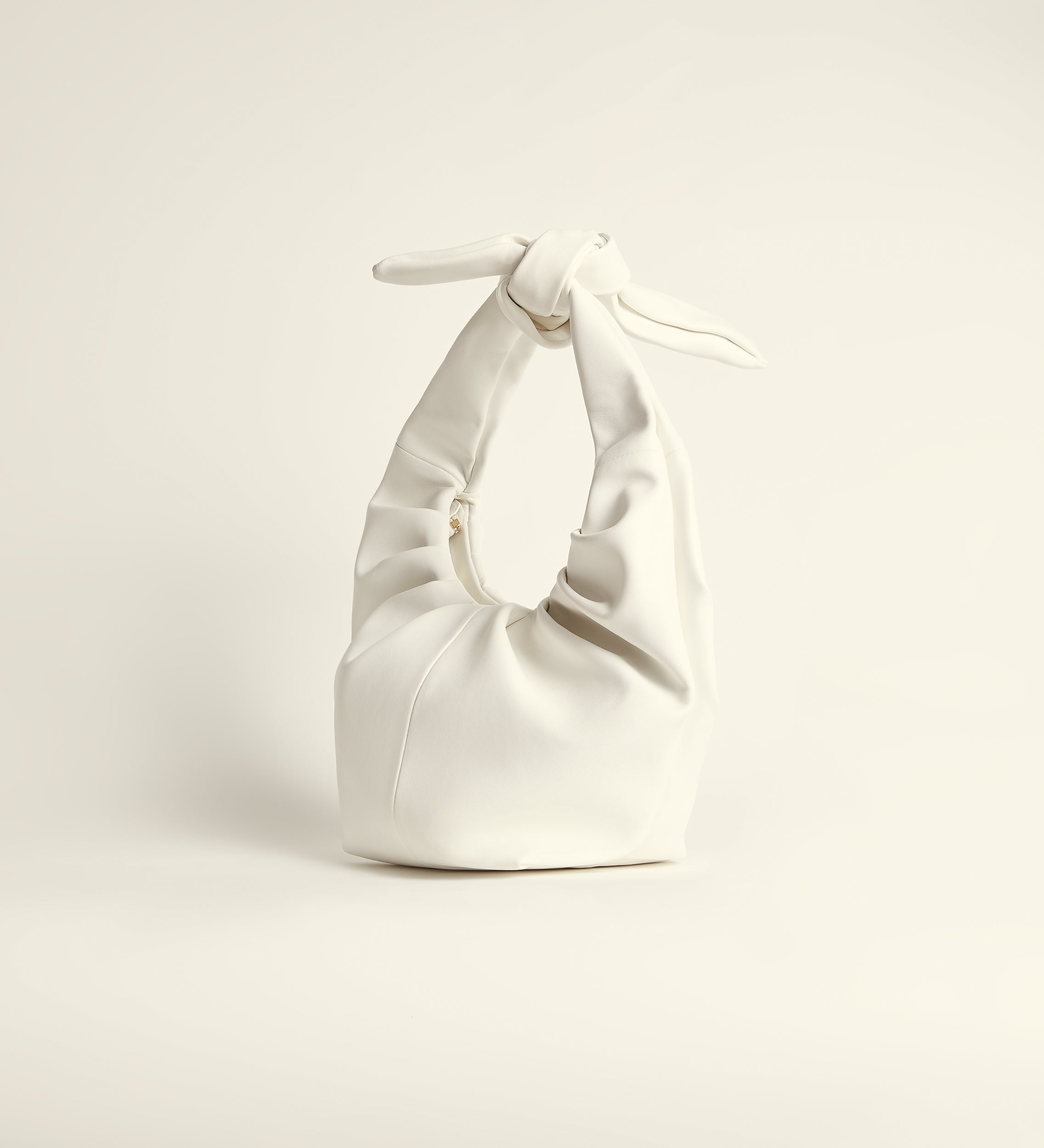 Soft nappa bow bag