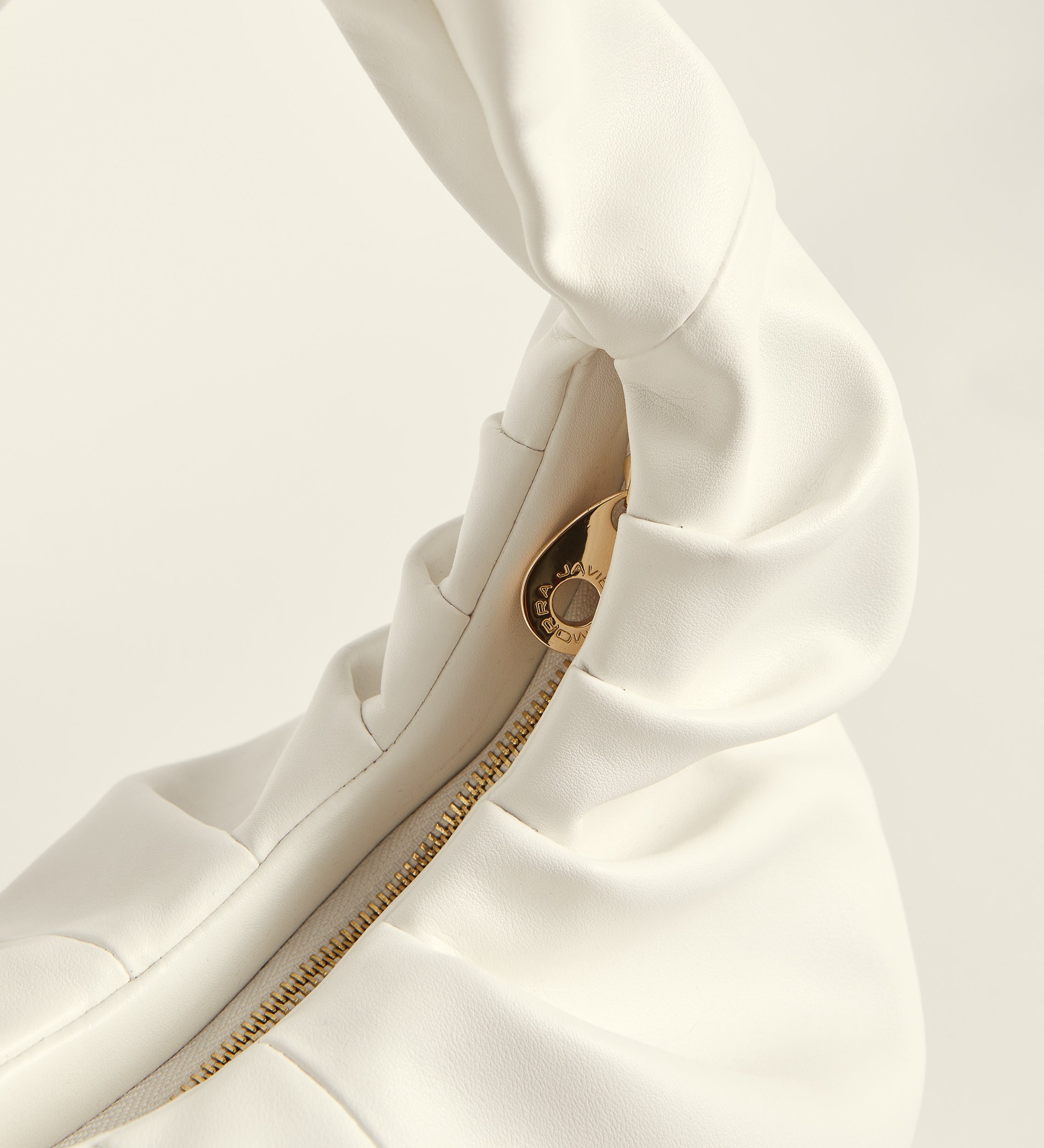 Soft nappa bow bag