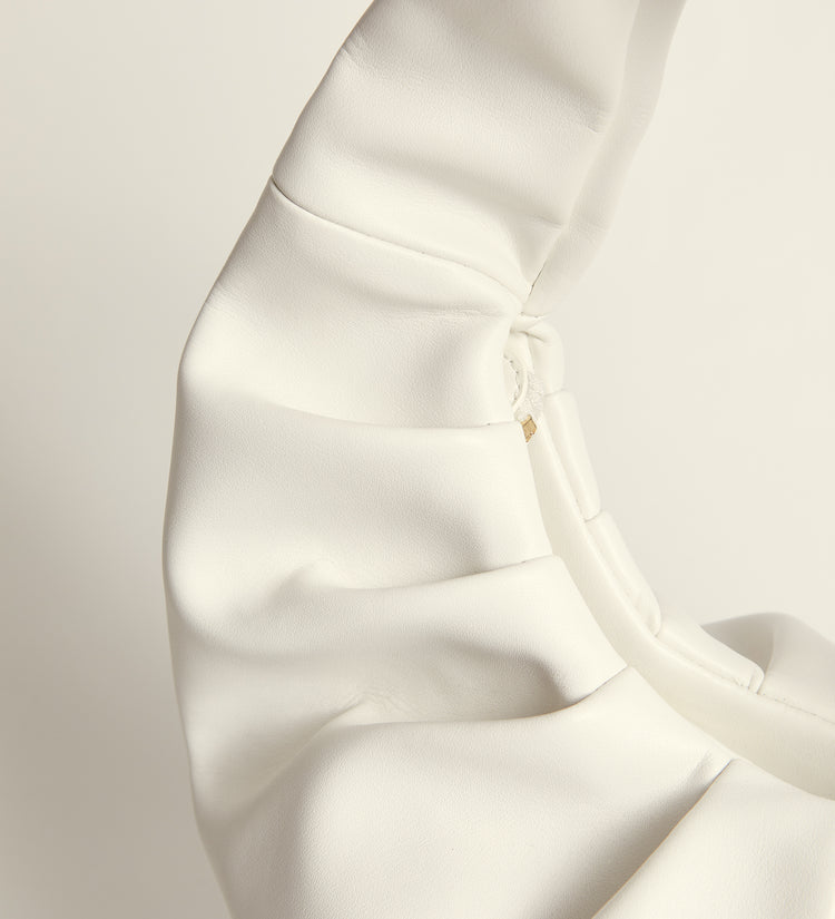 Soft nappa bow bag