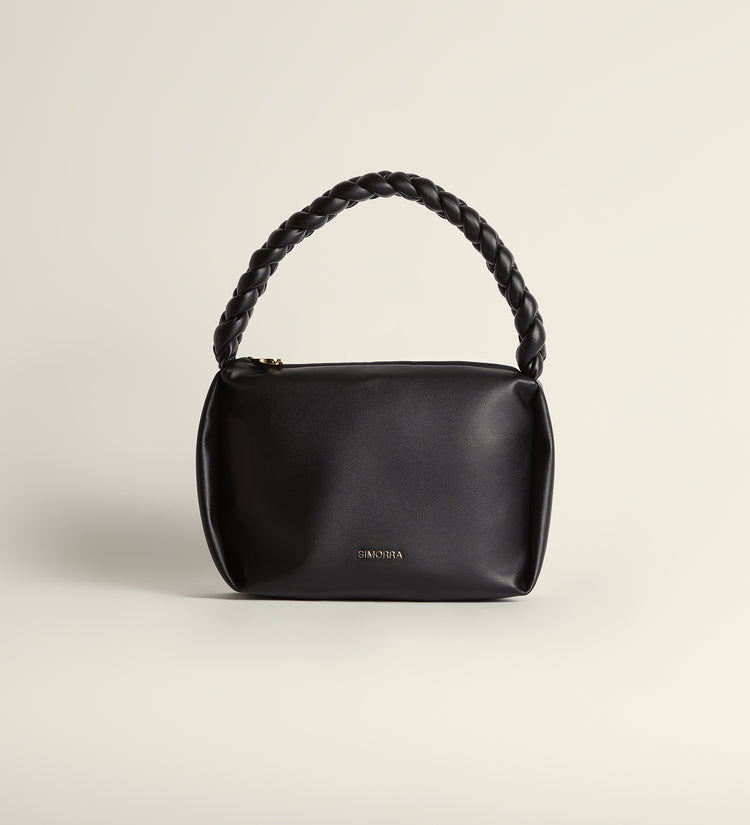 Shoulder bag with braided handle