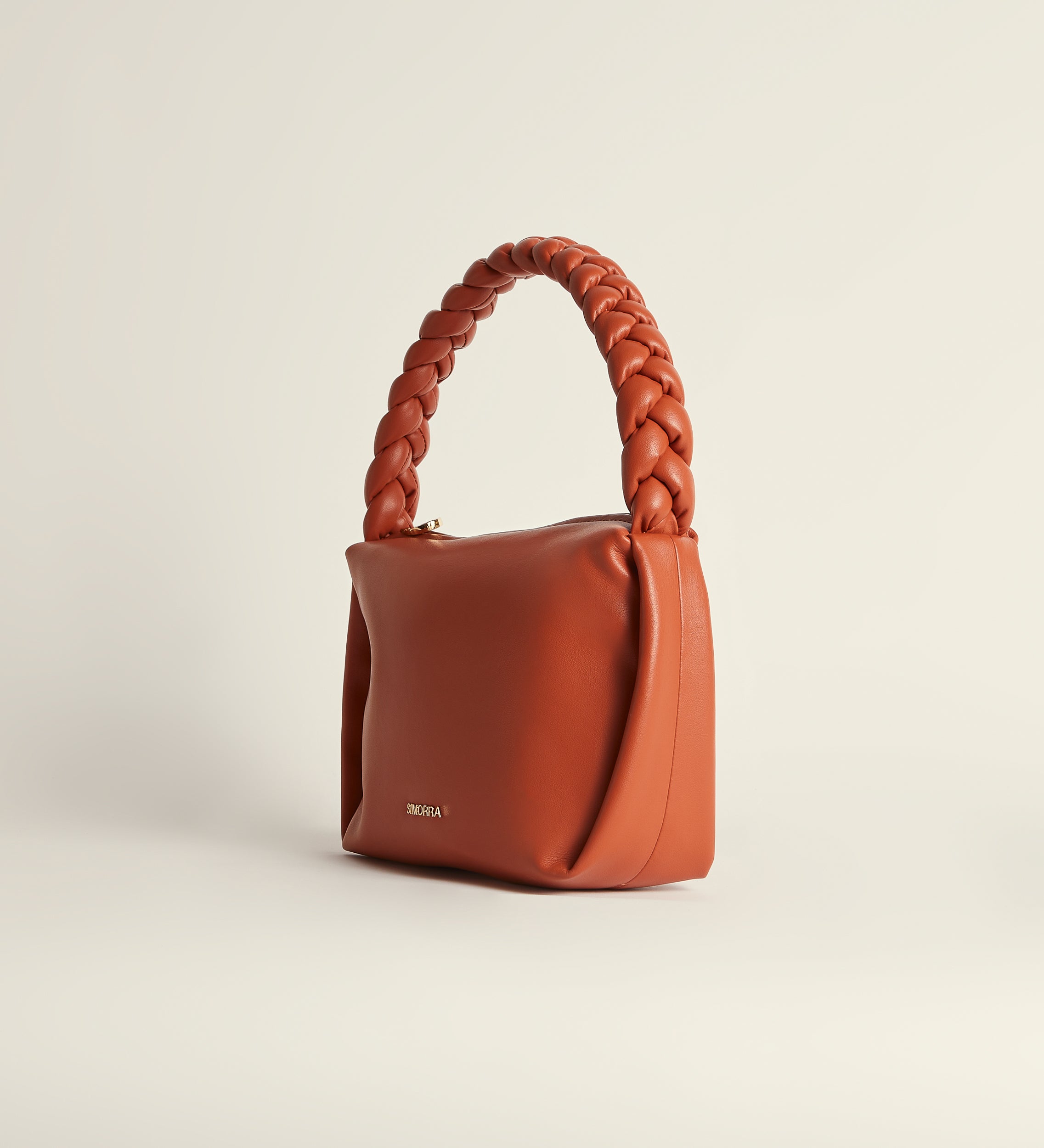 Shoulder bag with braided handle