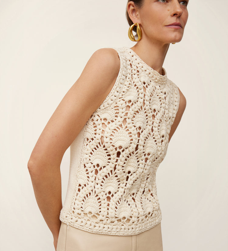 Top tricot calados