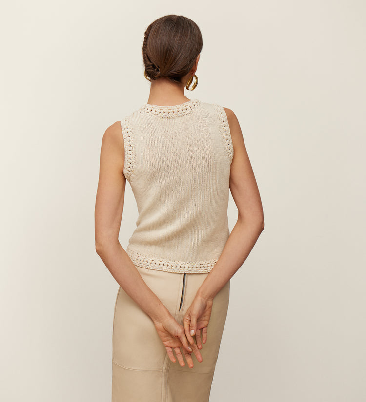 Top tricot calados