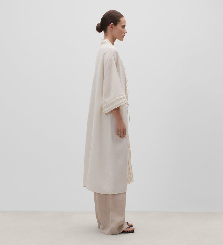 Linen kaftan braids