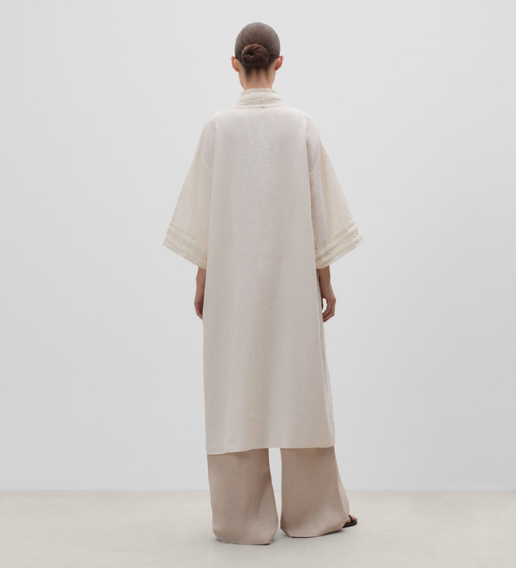 Linen kaftan braids