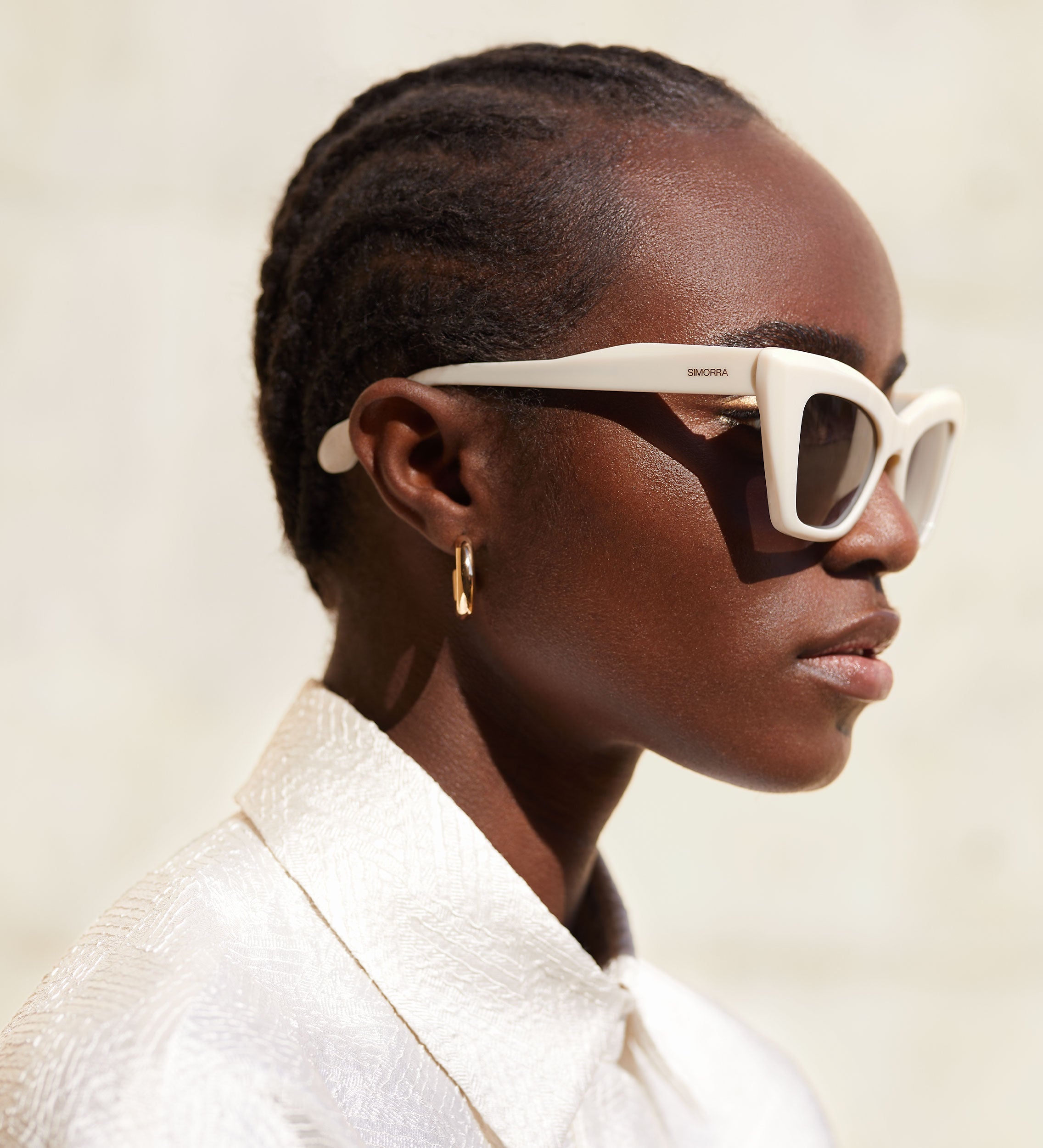 Gafas De Sol Mujer Beige Gafas Sol Cat Eye - Main Image