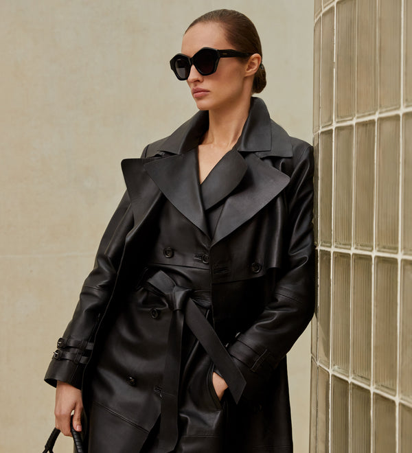 Oversized oval sunglasses