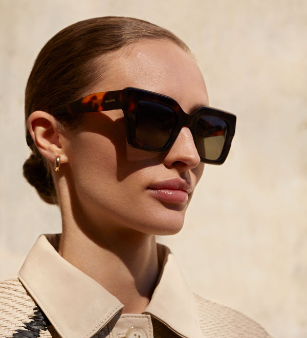 Oversized cat eye sunglasses