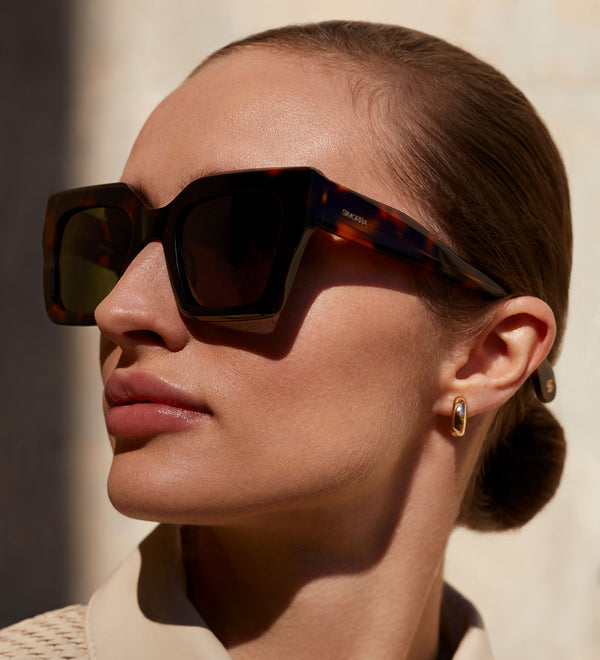 Oversized cat eye sunglasses