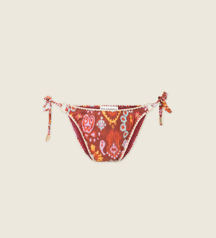 Adjustable Bikini Bottom with Bow