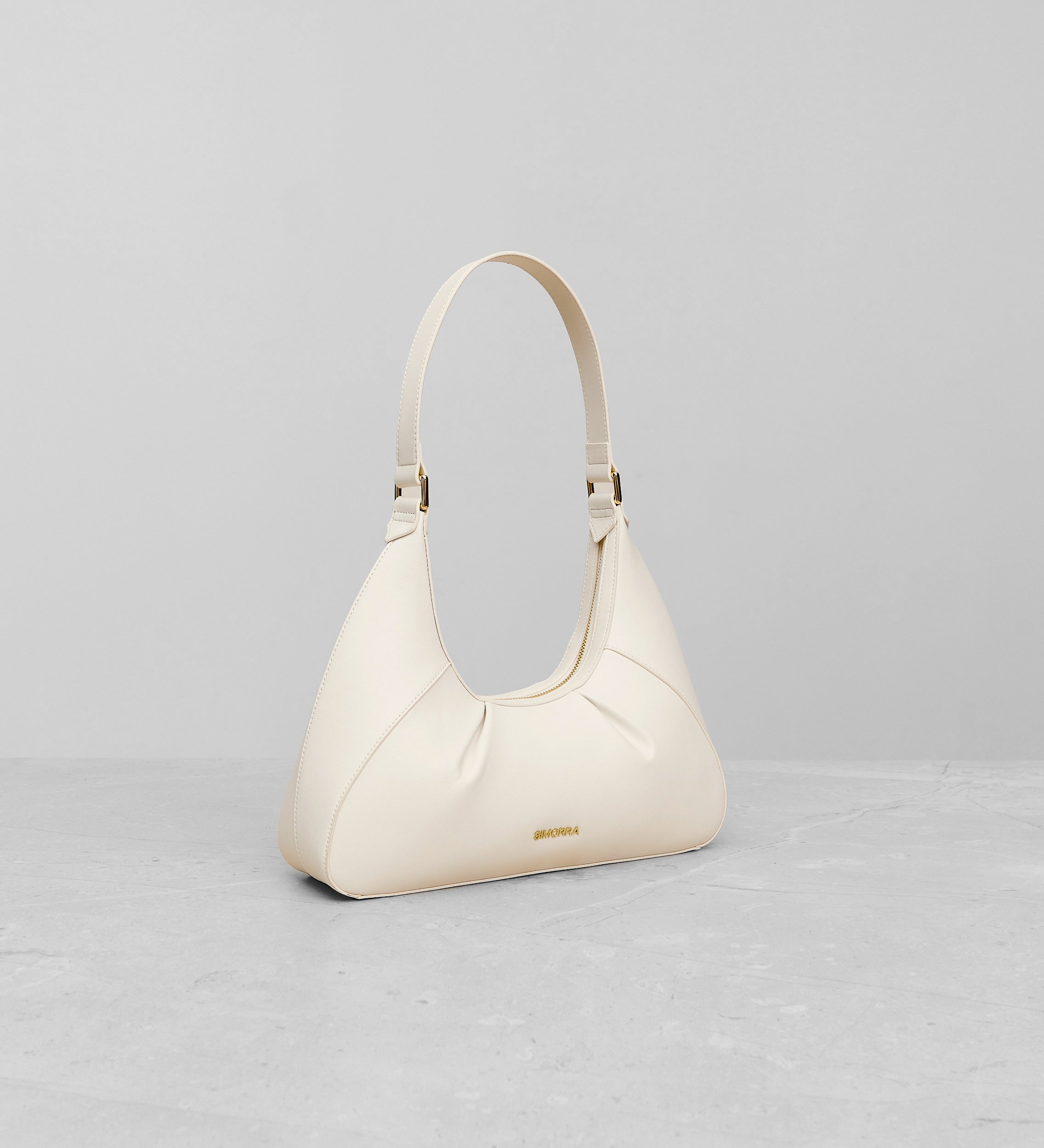 Structured shoulder bag