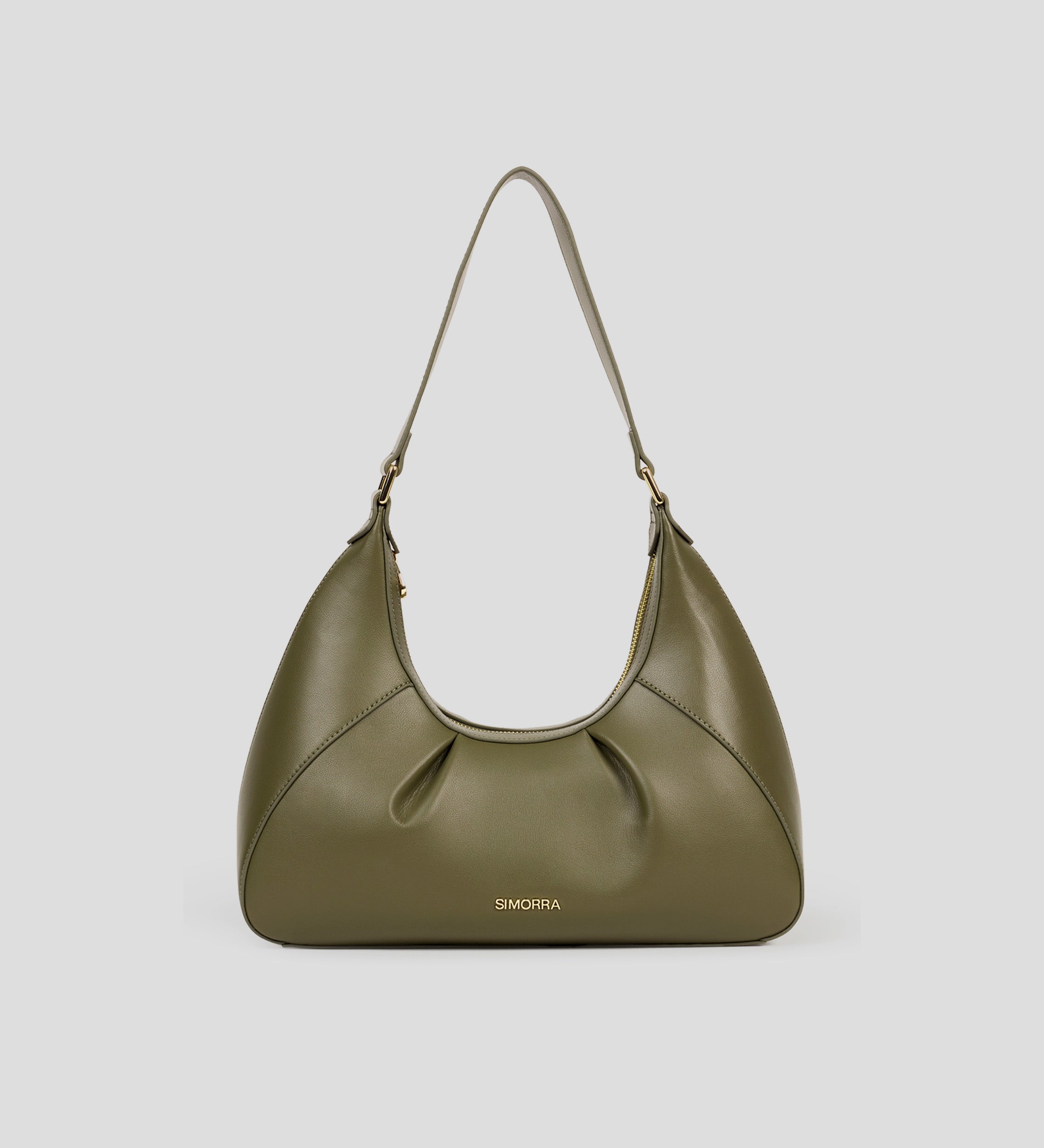 Structured shoulder bag