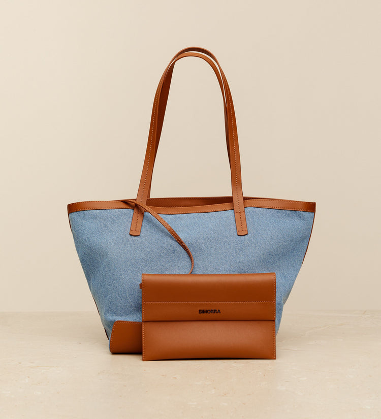 Bolso tote denim